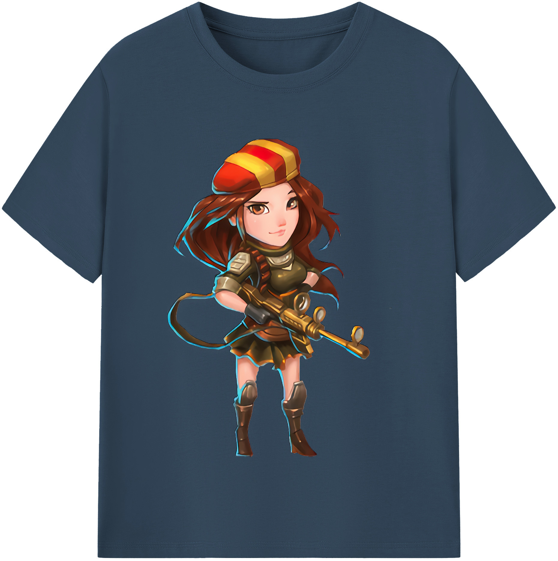 （画像用） リーグ・オブ・レジェンド League of Legends LOL レディースカジュアルプリントTシャツ（綿100％）