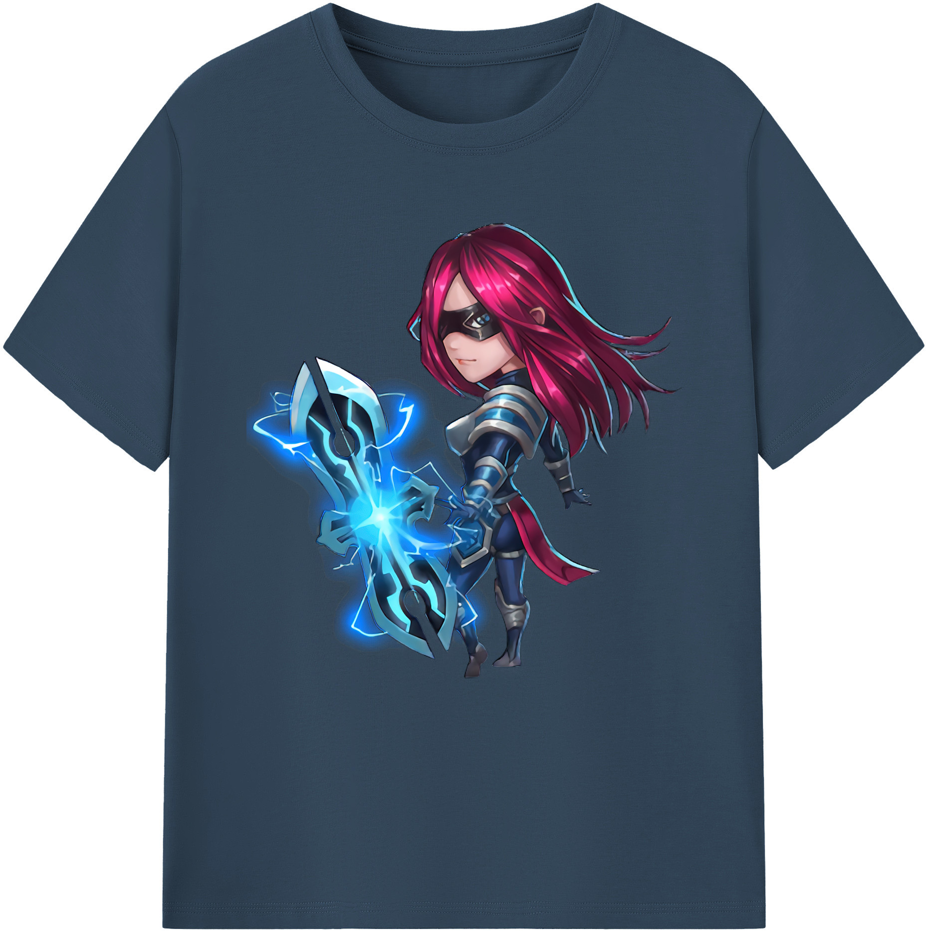 （画像用） リーグ・オブ・レジェンド League of Legends LOL レディースカジュアルプリントTシャツ（綿100％）
