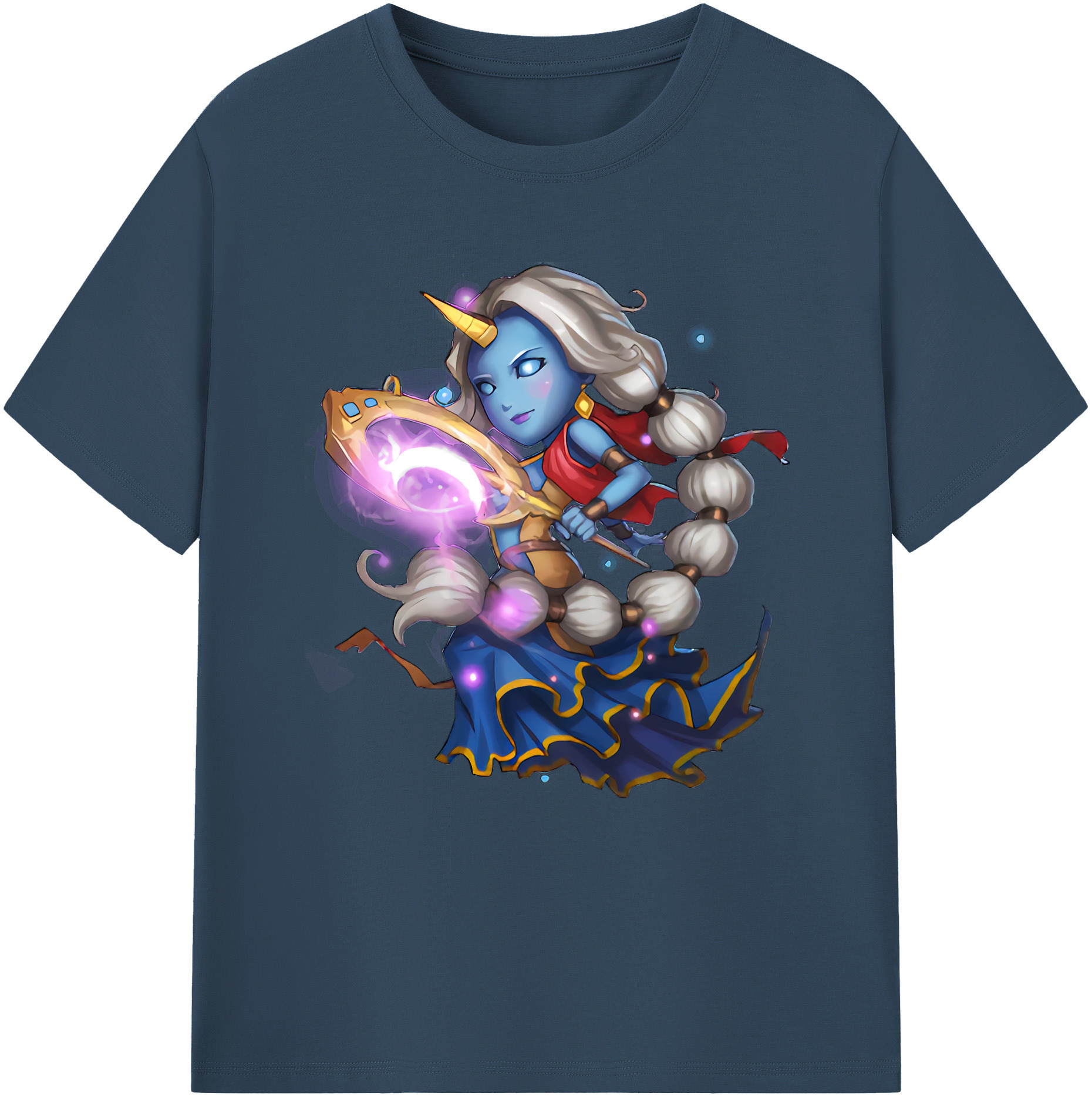 （画像用） リーグ・オブ・レジェンド League of Legends LOL レディースカジュアルプリントTシャツ（綿100％）