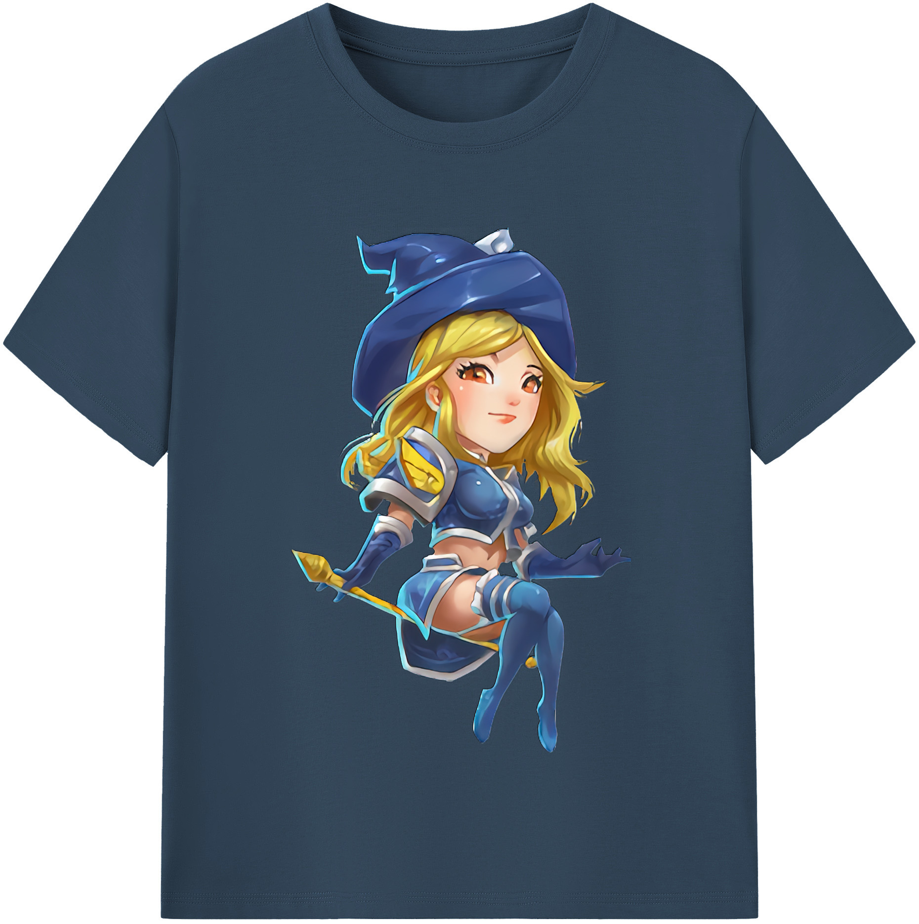 （画像用） リーグ・オブ・レジェンド League of Legends LOL レディースカジュアルプリントTシャツ（綿100％）