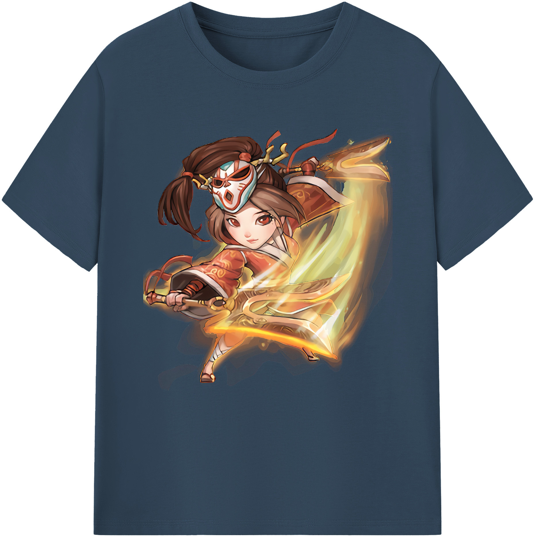 （画像用） リーグ・オブ・レジェンド League of Legends LOL レディースカジュアルプリントTシャツ（綿100％）