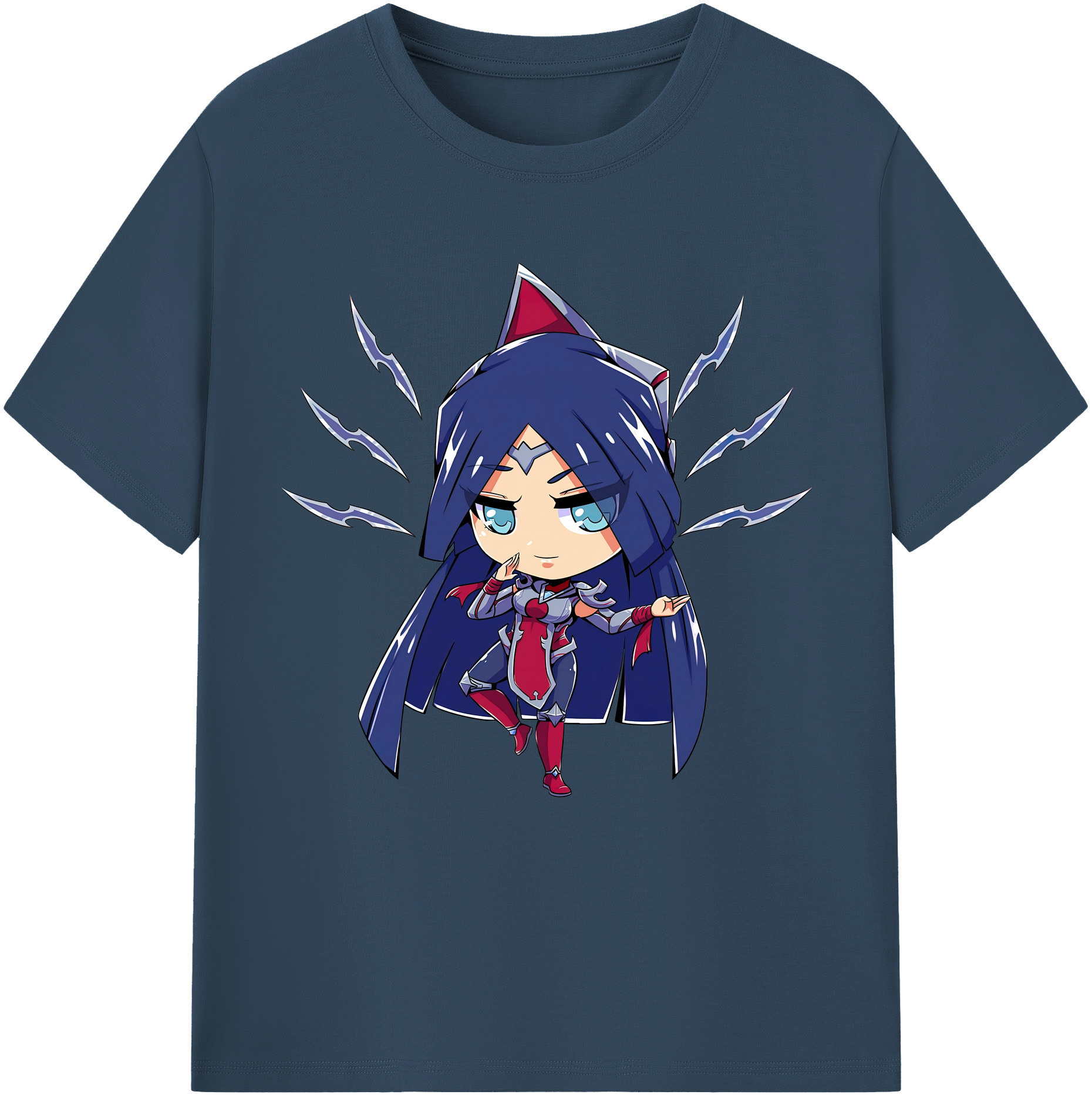 （画像用） リーグ・オブ・レジェンド League of Legends LOL レディースカジュアルプリントTシャツ（綿100％）