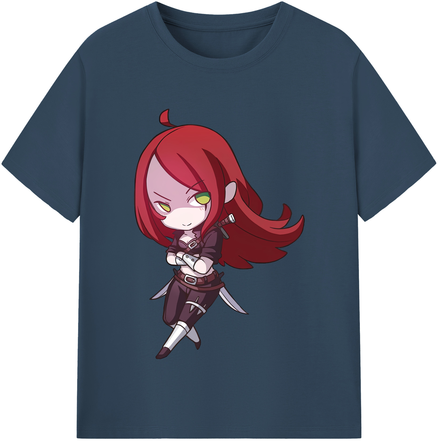 リーグ・オブ・レジェンド League of Legends LOL レディースカジュアルプリントTシャツ（綿100％）