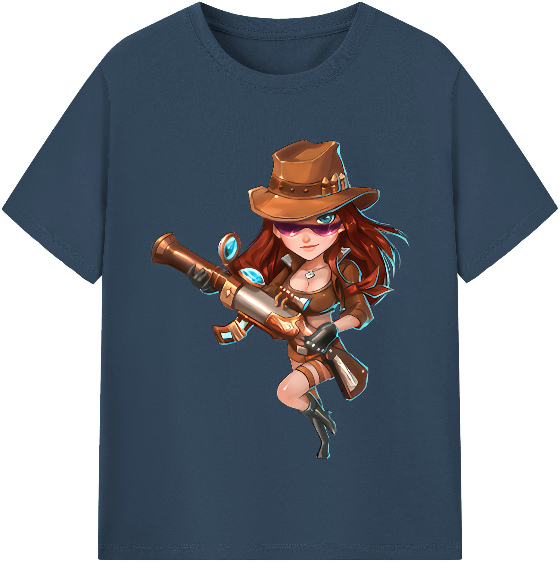 （画像用） リーグ・オブ・レジェンド League of Legends LOL レディースカジュアルプリントTシャツ（綿100％）