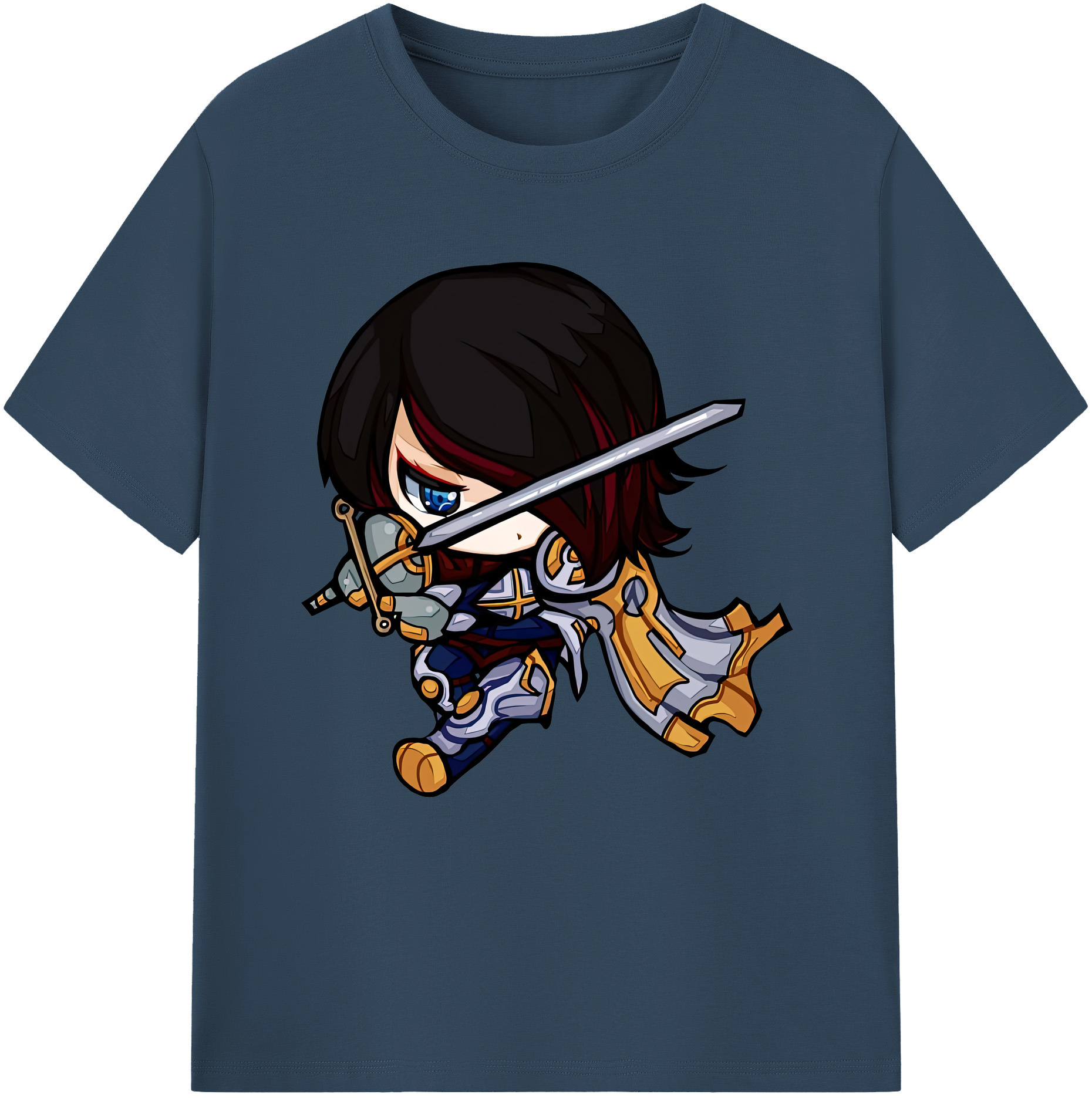 リーグ・オブ・レジェンド League of Legends LOL レディースカジュアルプリントTシャツ（綿100％）