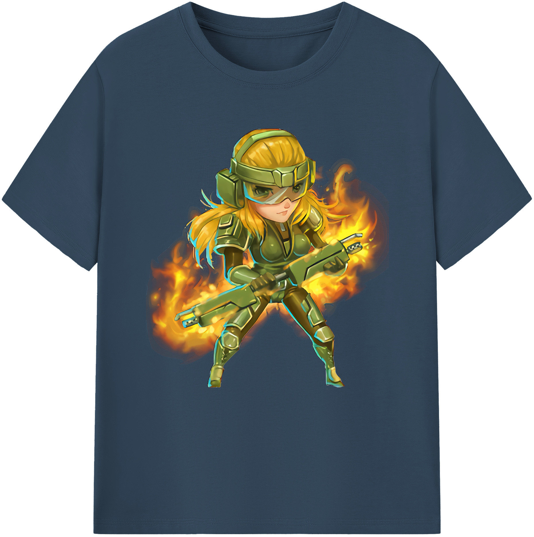 （画像用） リーグ・オブ・レジェンド League of Legends LOL レディースカジュアルプリントTシャツ（綿100％）