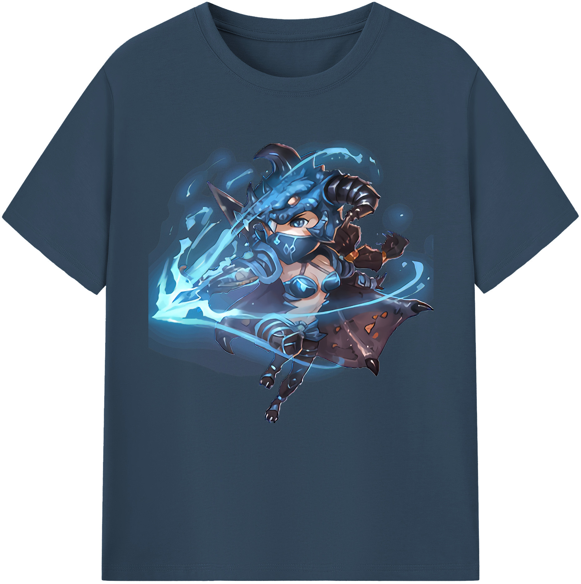 （画像用） リーグ・オブ・レジェンド League of Legends LOL レディースカジュアルプリントTシャツ（綿100％）