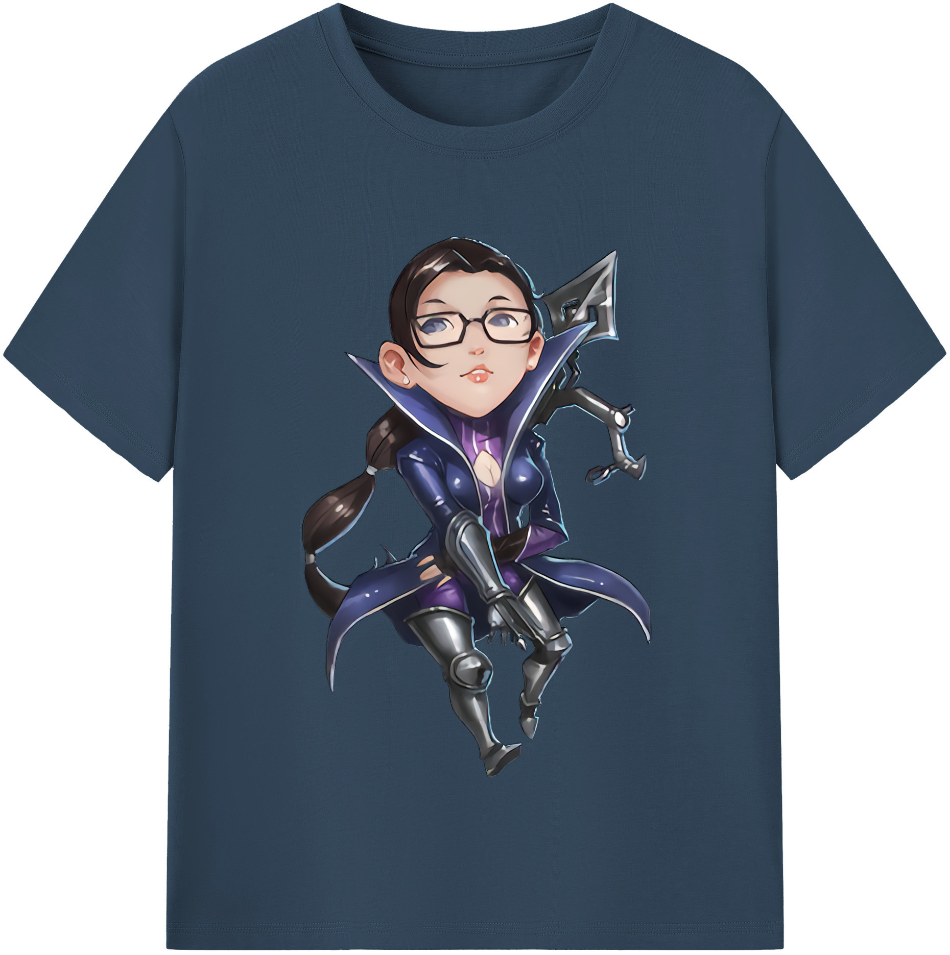 （画像用） リーグ・オブ・レジェンド League of Legends LOL レディースカジュアルプリントTシャツ（綿100％）