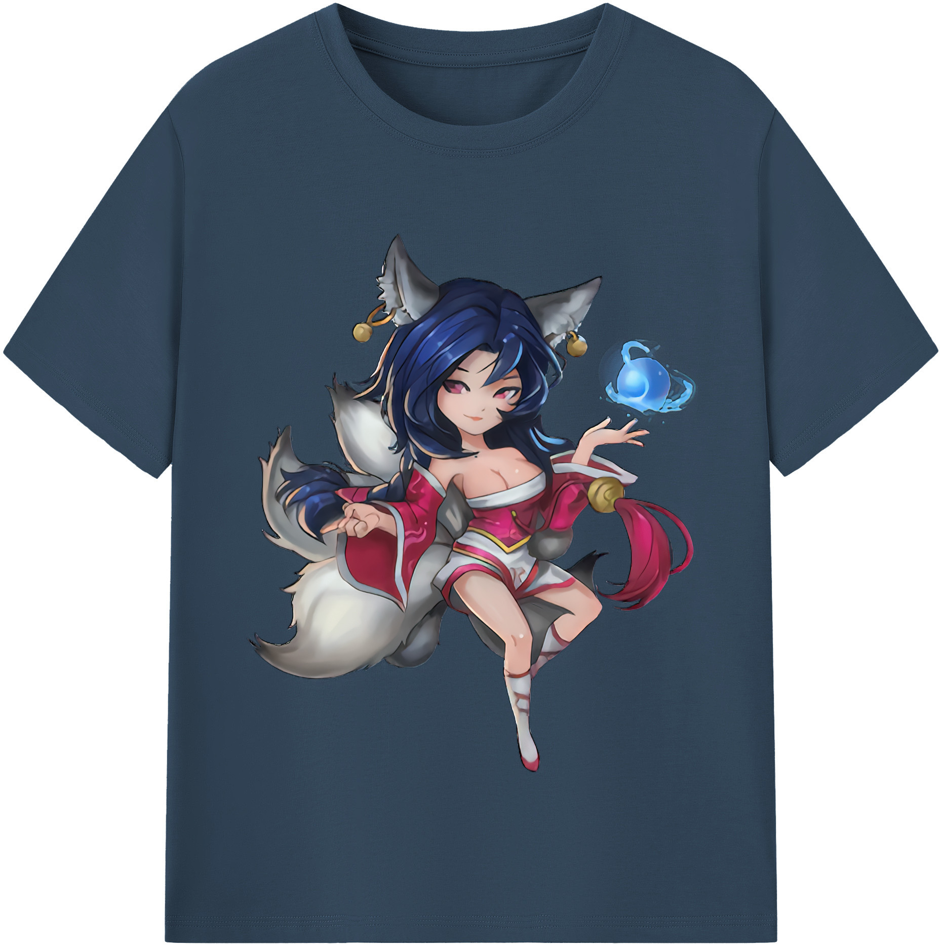 （画像用） リーグ・オブ・レジェンド League of Legends LOL レディースカジュアルプリントTシャツ（綿100％）