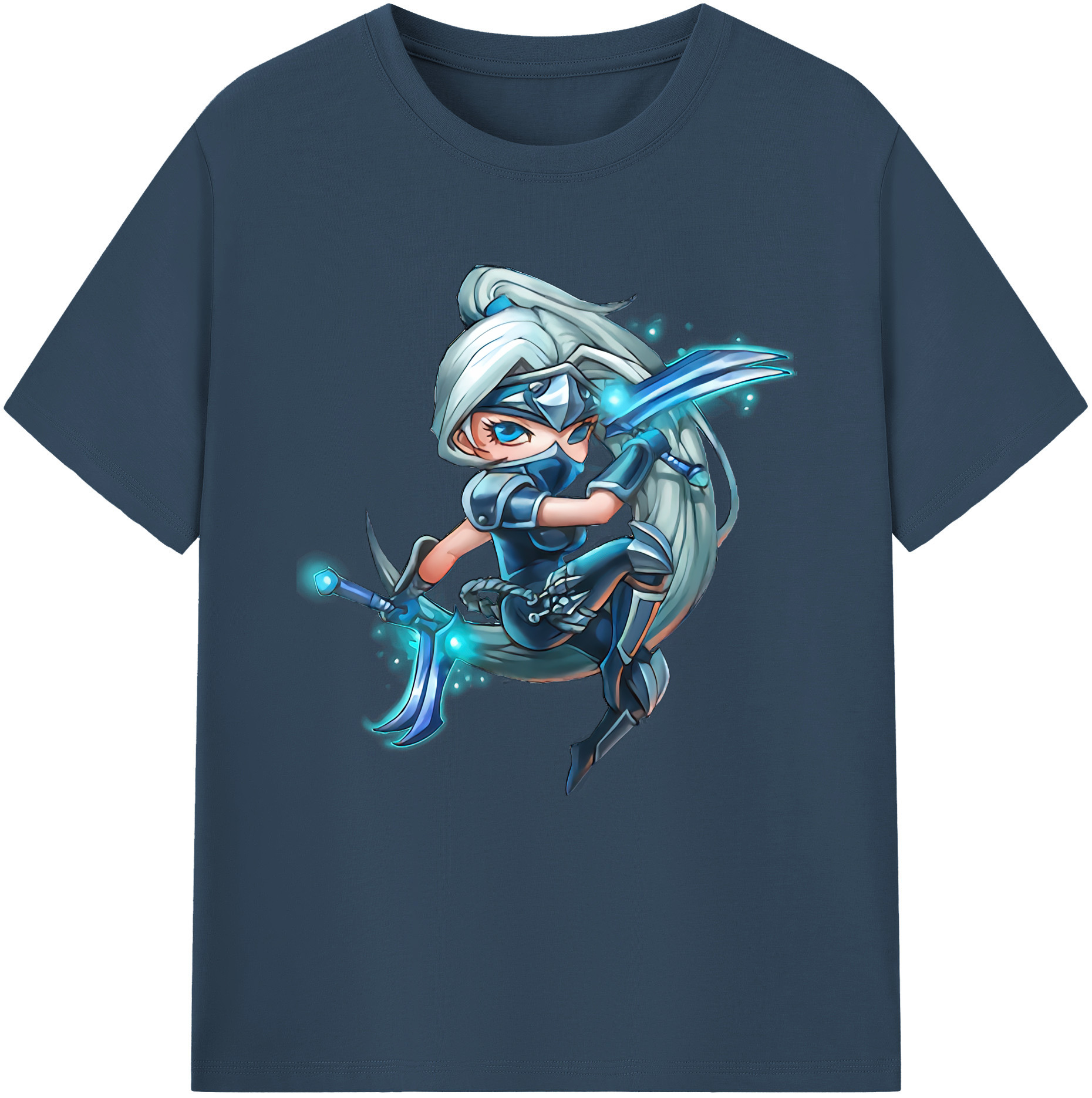 （画像用） リーグ・オブ・レジェンド League of Legends LOL レディースカジュアルプリントTシャツ（綿100％）