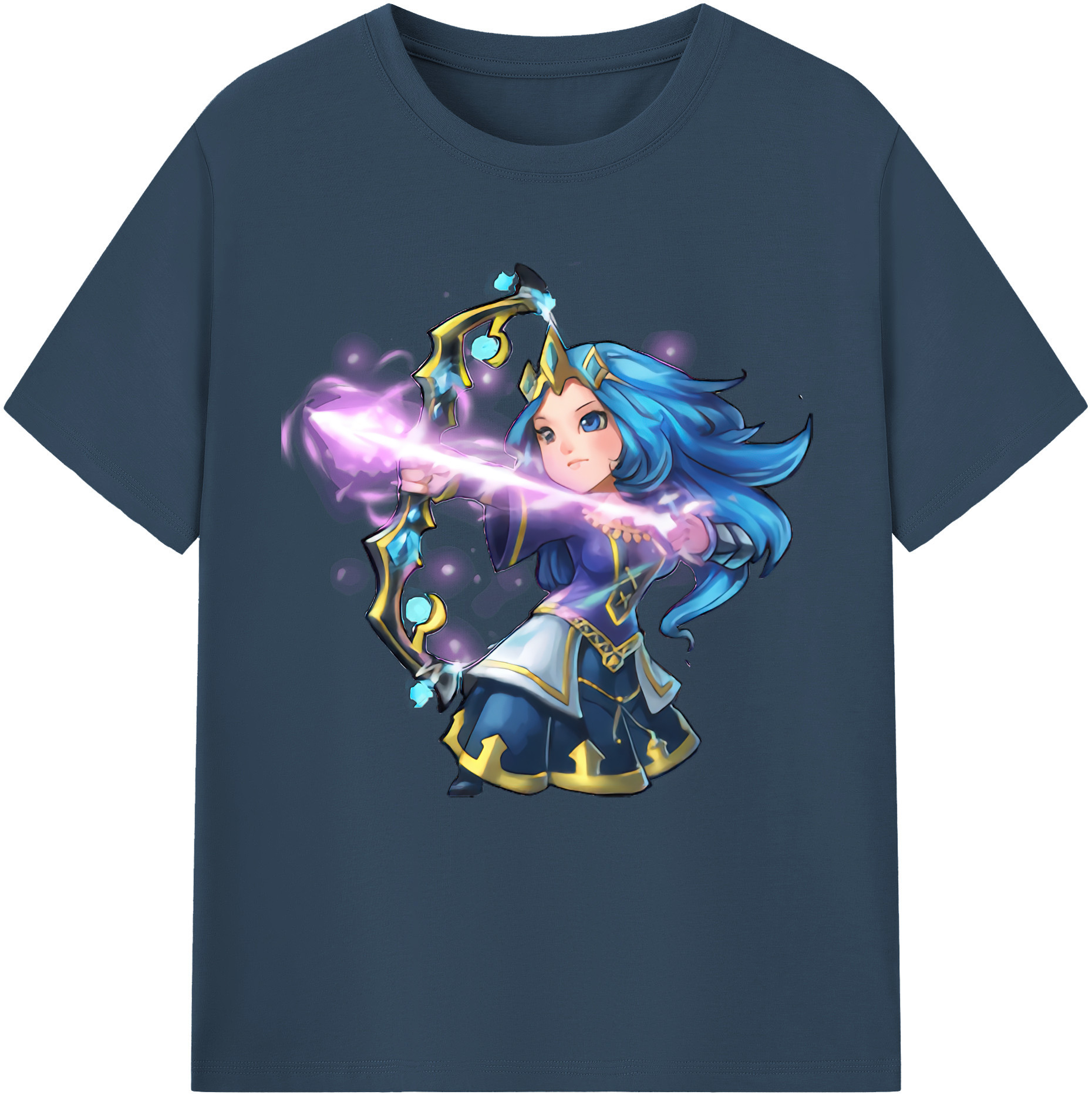 （画像用） リーグ・オブ・レジェンド League of Legends LOL レディースカジュアルプリントTシャツ（綿100％）