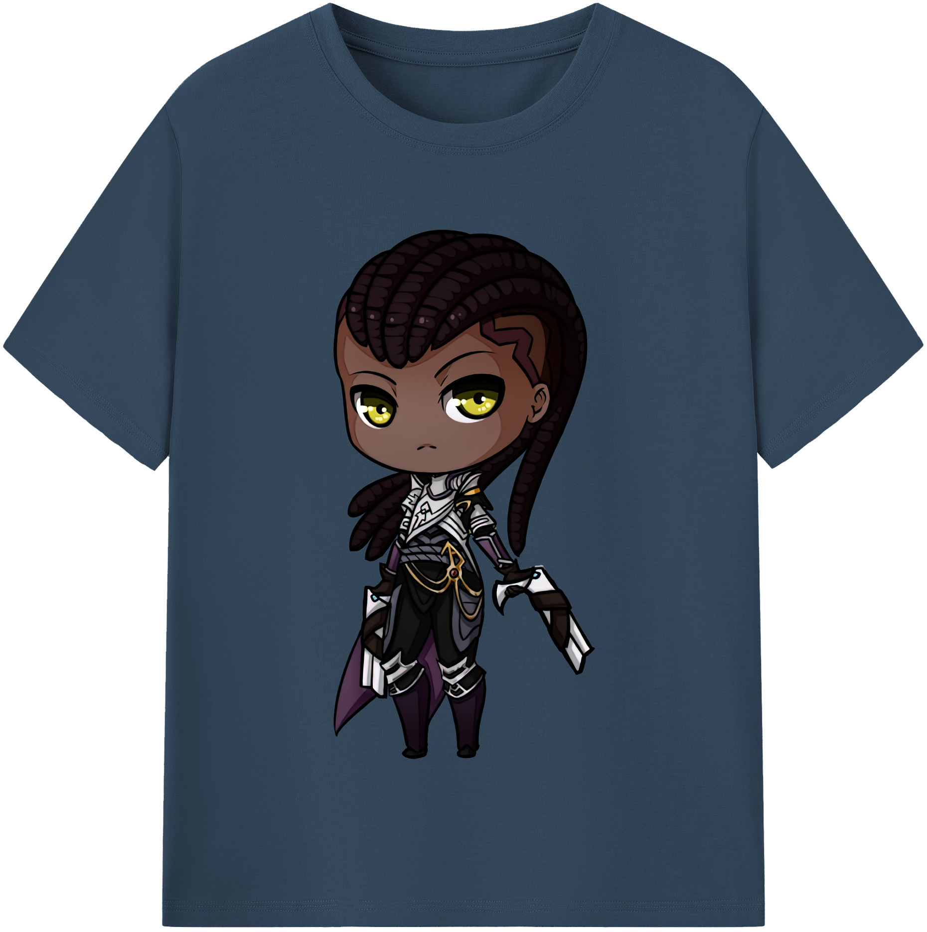 リーグ・オブ・レジェンド League of Legends LOL レディースカジュアルプリントTシャツ（綿100％）