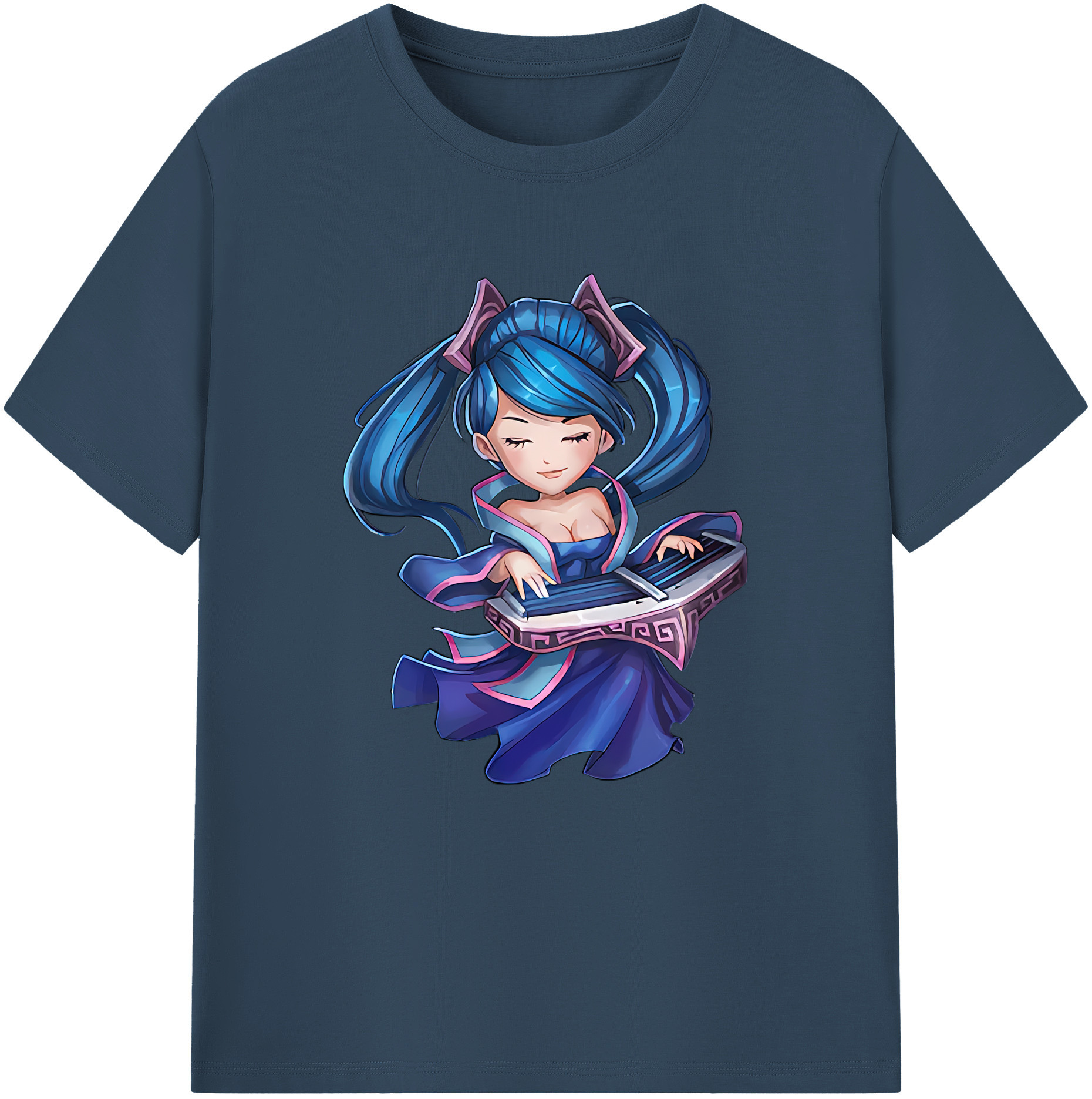 （画像用） リーグ・オブ・レジェンド League of Legends LOL レディースカジュアルプリントTシャツ（綿100％）