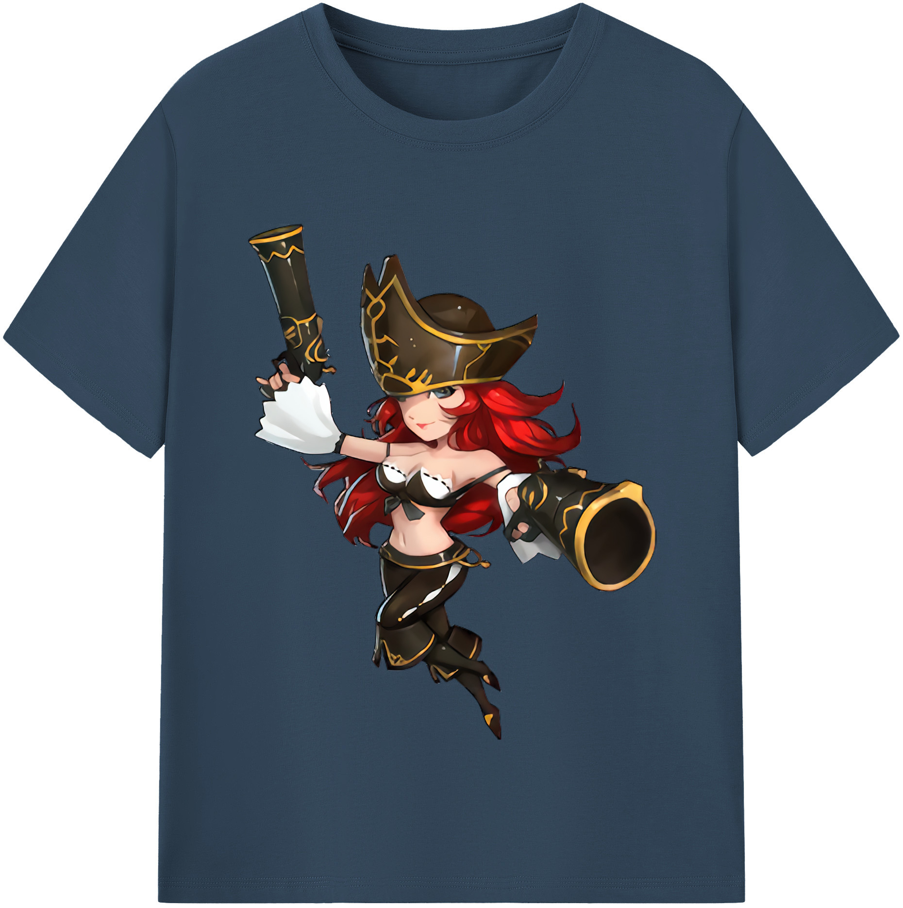 （画像用） リーグ・オブ・レジェンド League of Legends LOL レディースカジュアルプリントTシャツ（綿100％）
