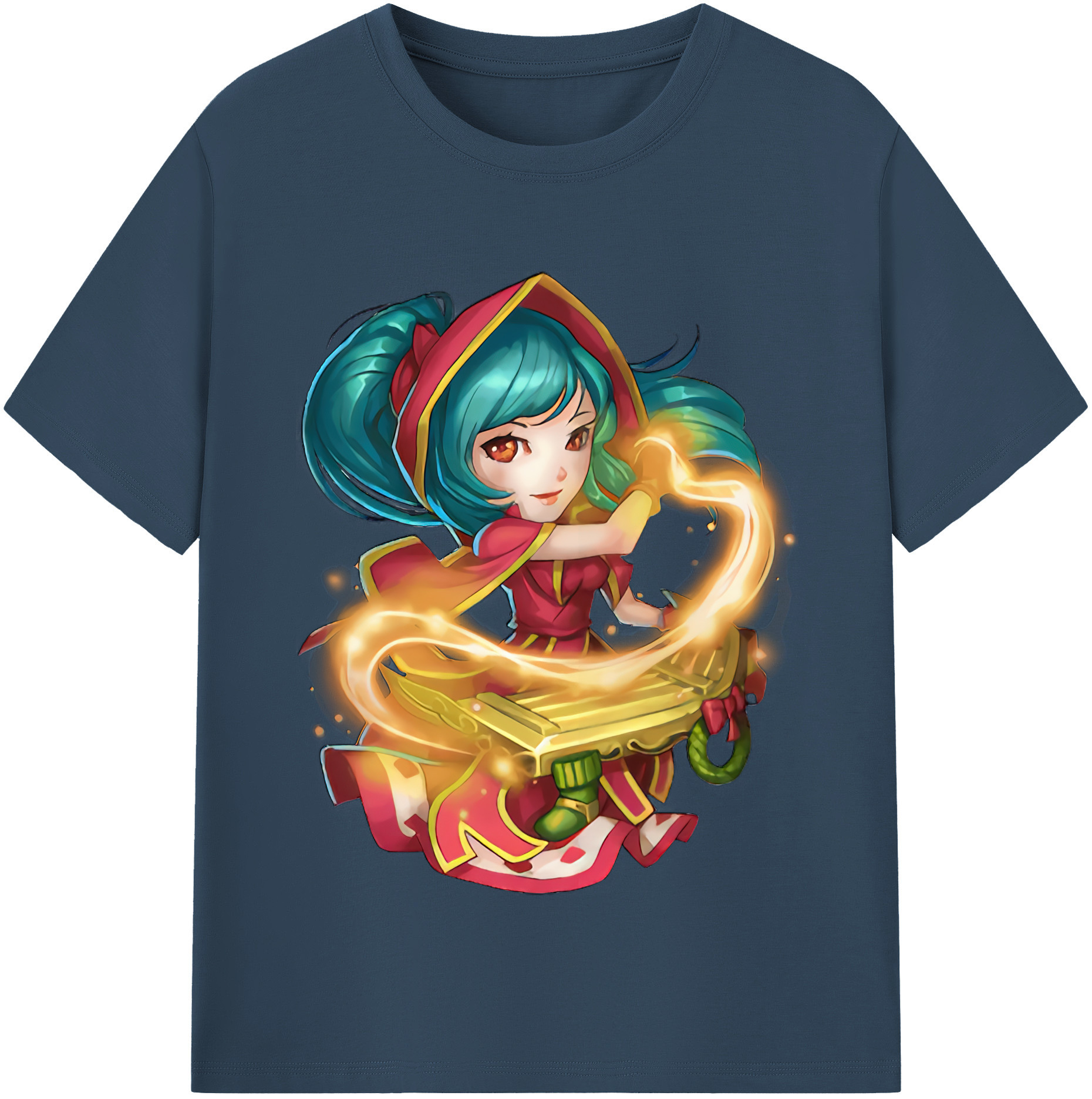 （画像用） リーグ・オブ・レジェンド League of Legends LOL レディースカジュアルプリントTシャツ（綿100％）