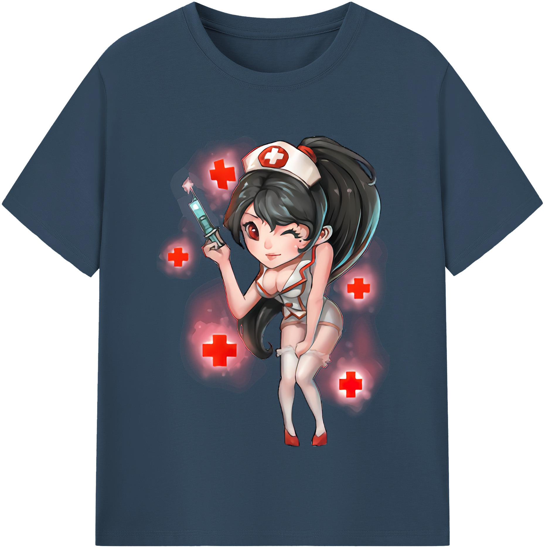 （画像用） リーグ・オブ・レジェンド League of Legends LOL レディースカジュアルプリントTシャツ（綿100％）