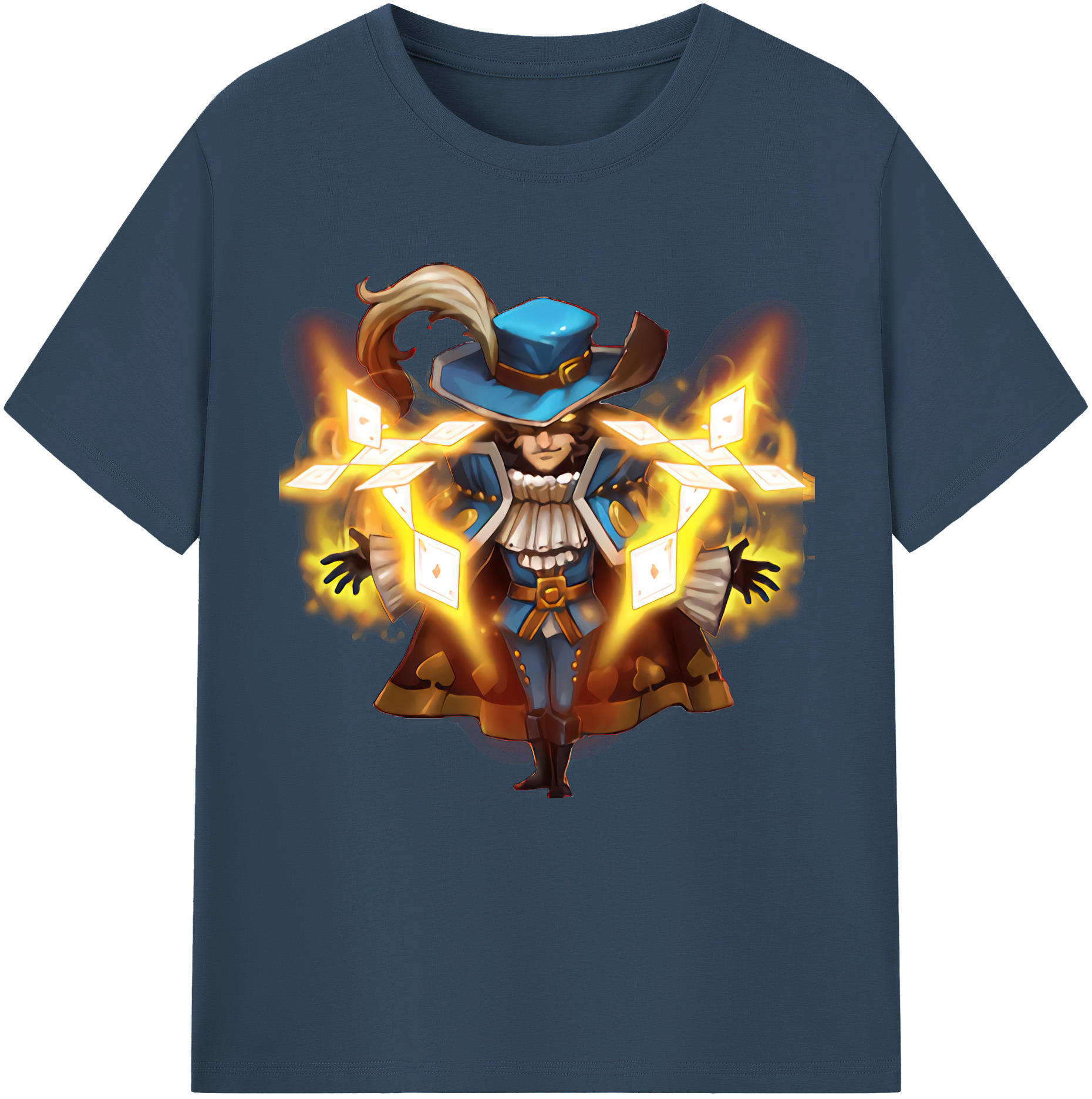 （画像用） リーグ・オブ・レジェンド League of Legends LOL レディースカジュアルプリントTシャツ（綿100％）