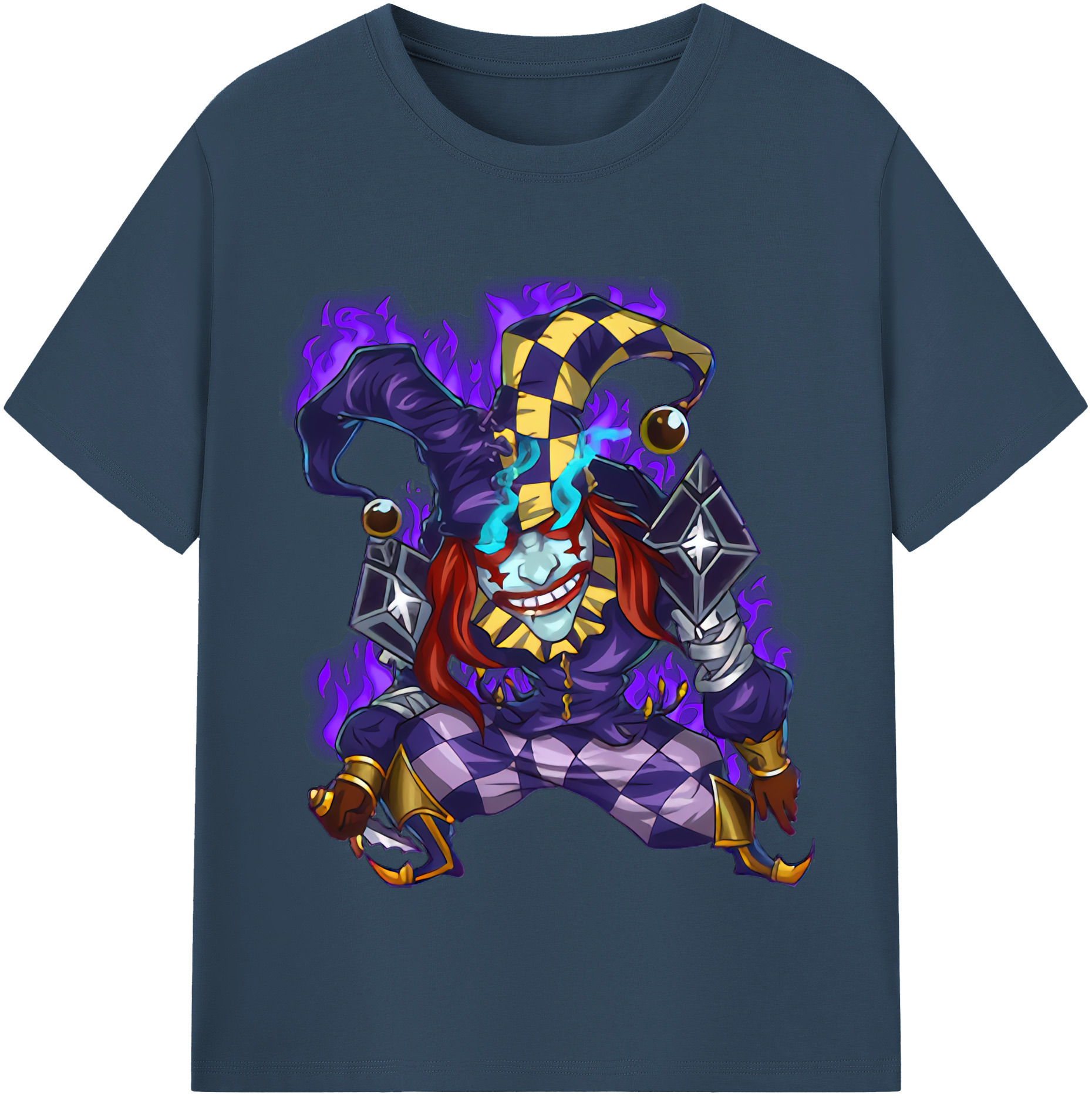 （画像用） リーグ・オブ・レジェンド League of Legends LOL レディースカジュアルプリントTシャツ（綿100％）