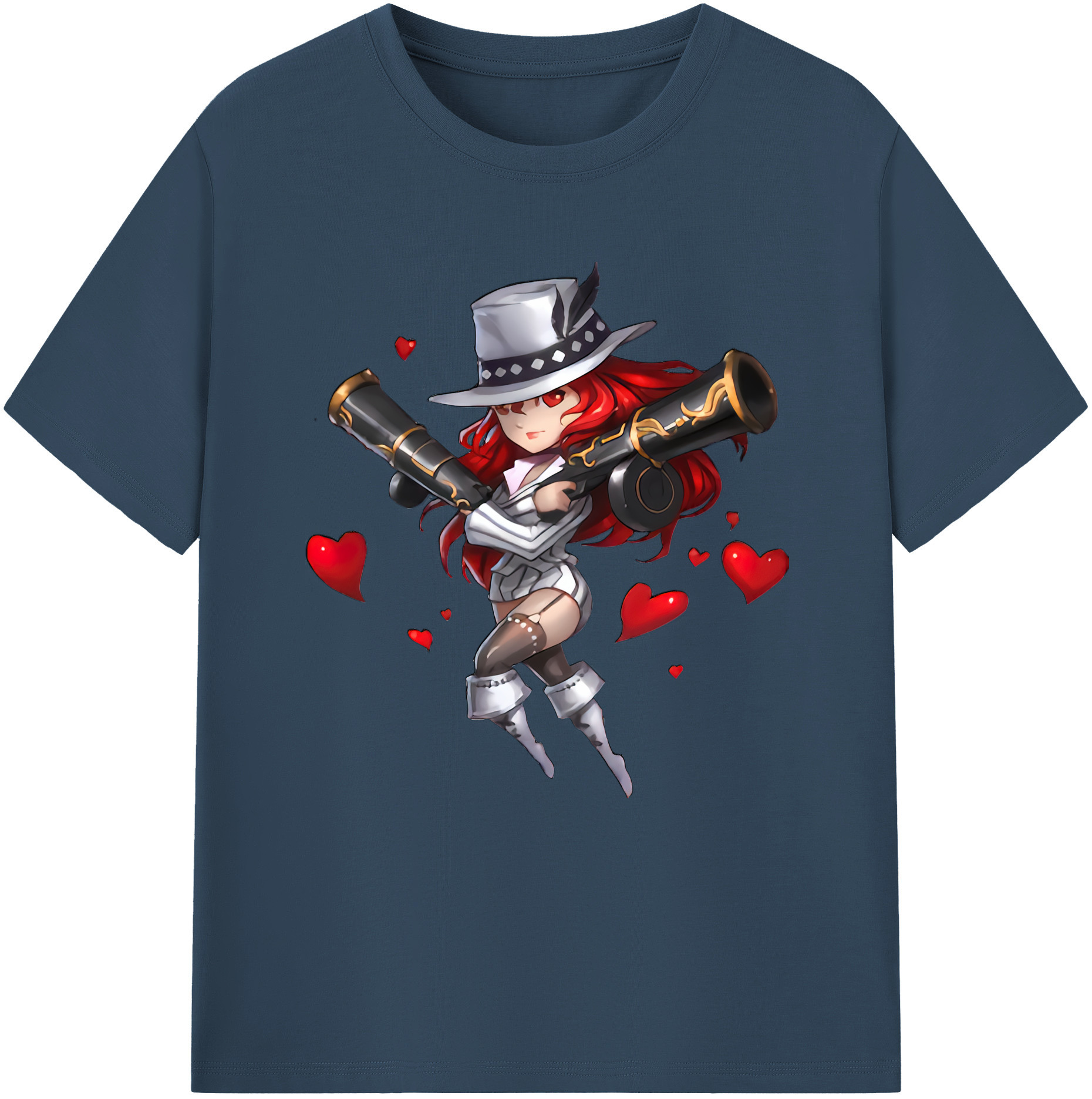 （画像用） リーグ・オブ・レジェンド League of Legends LOL レディースカジュアルプリントTシャツ（綿100％）