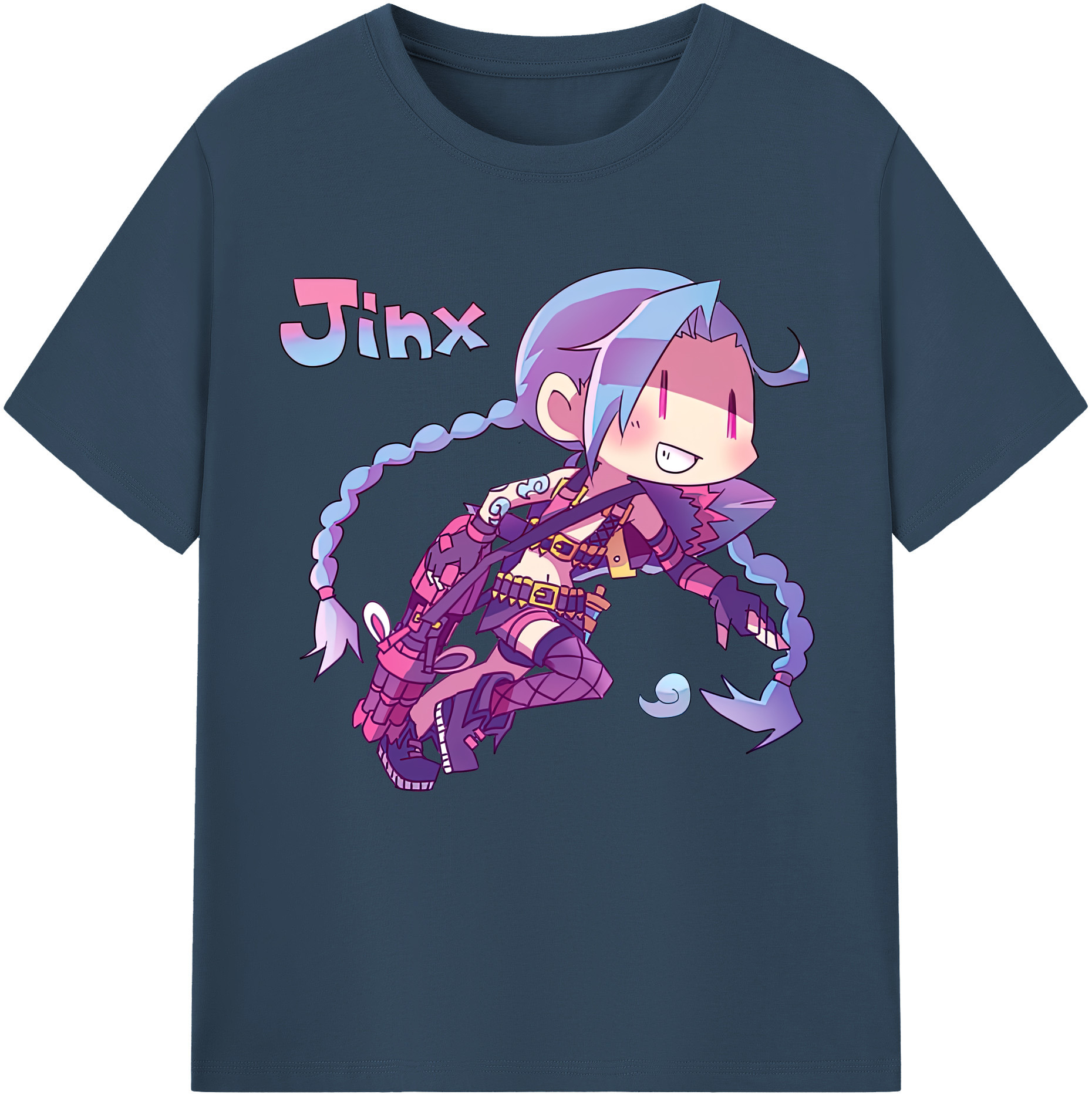 （画像用） リーグ・オブ・レジェンド League of Legends LOL レディースカジュアルプリントTシャツ（綿100％）