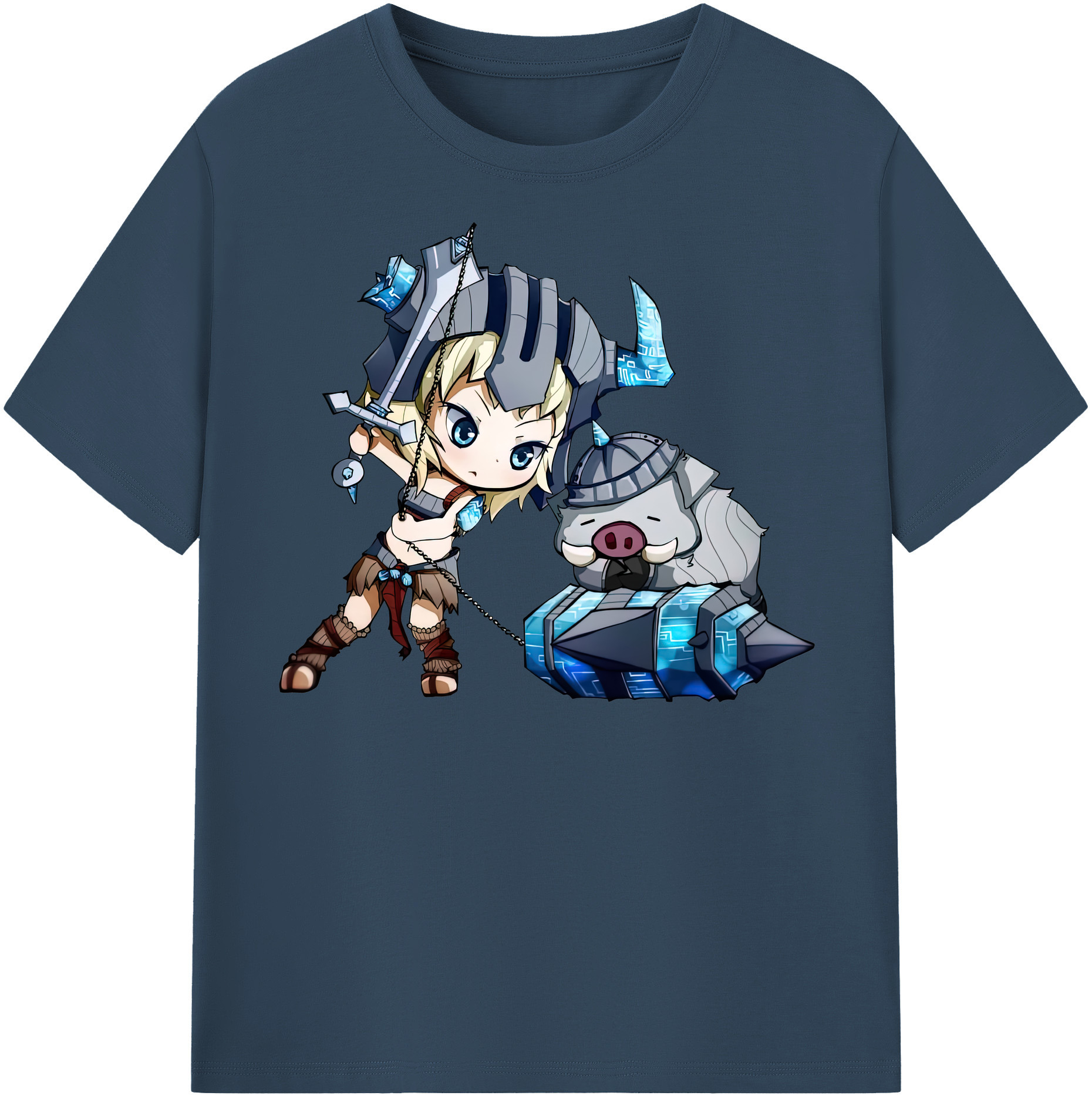 （画像用） リーグ・オブ・レジェンド League of Legends LOL レディースカジュアルプリントTシャツ（綿100％）