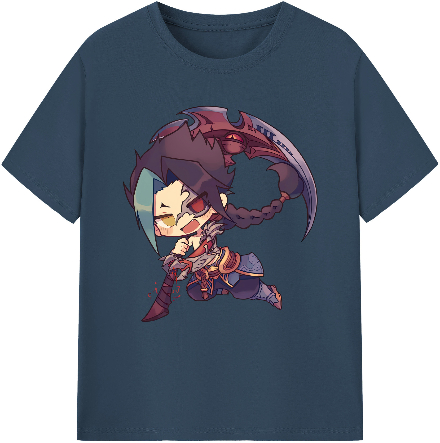 （画像用） リーグ・オブ・レジェンド League of Legends LOL レディースカジュアルプリントTシャツ（綿100％）