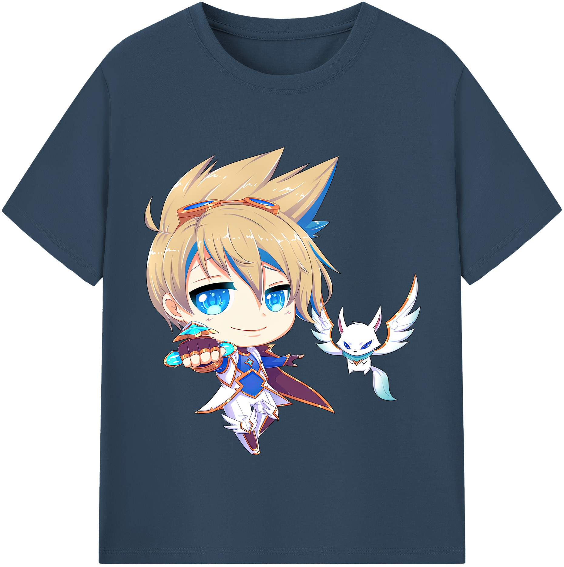 リーグ・オブ・レジェンド League of Legends LOL レディースカジュアルプリントTシャツ（綿100％）