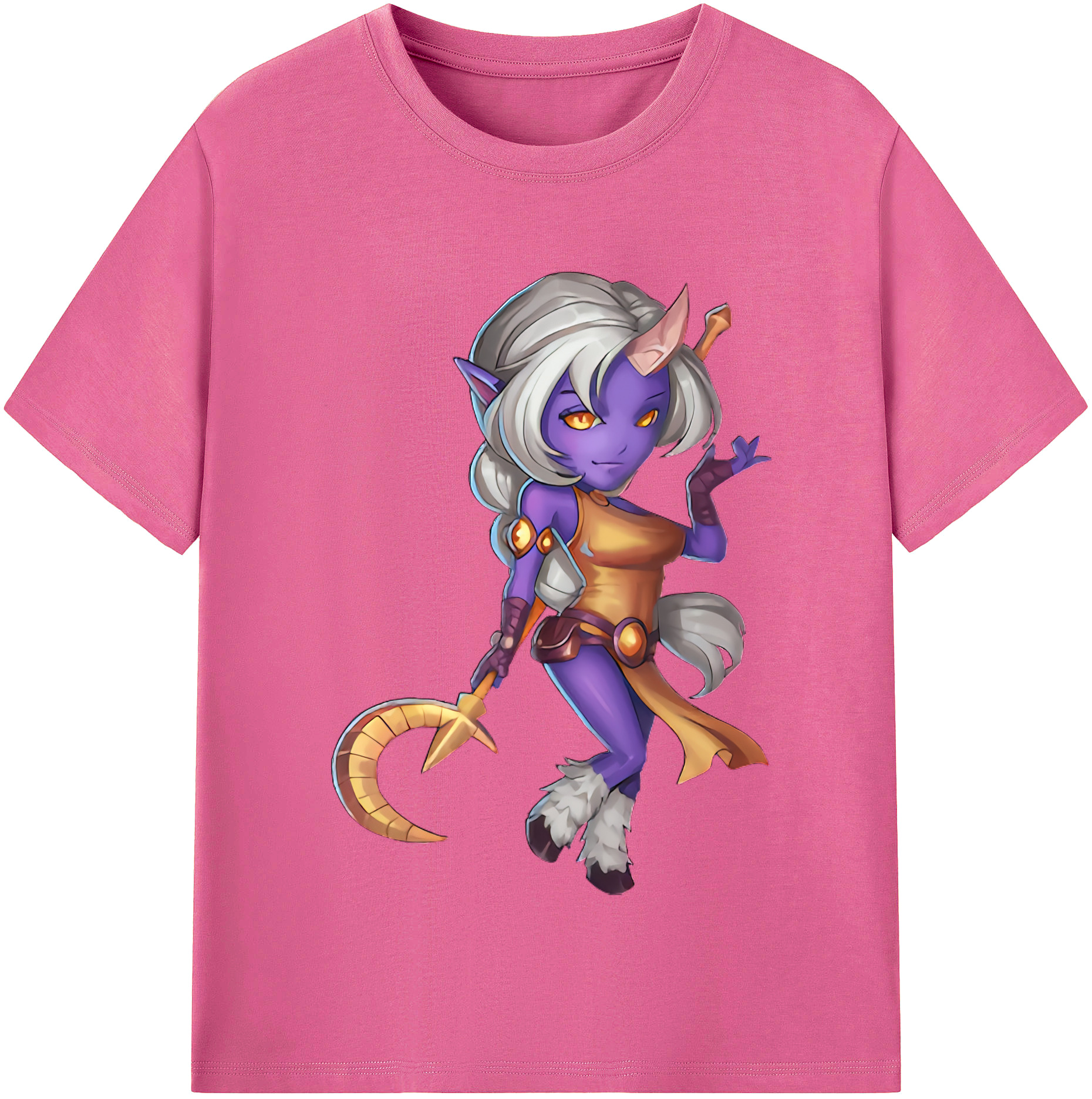 （画像用） リーグ・オブ・レジェンド League of Legends LOL レディースカジュアルプリントTシャツ（綿100％）