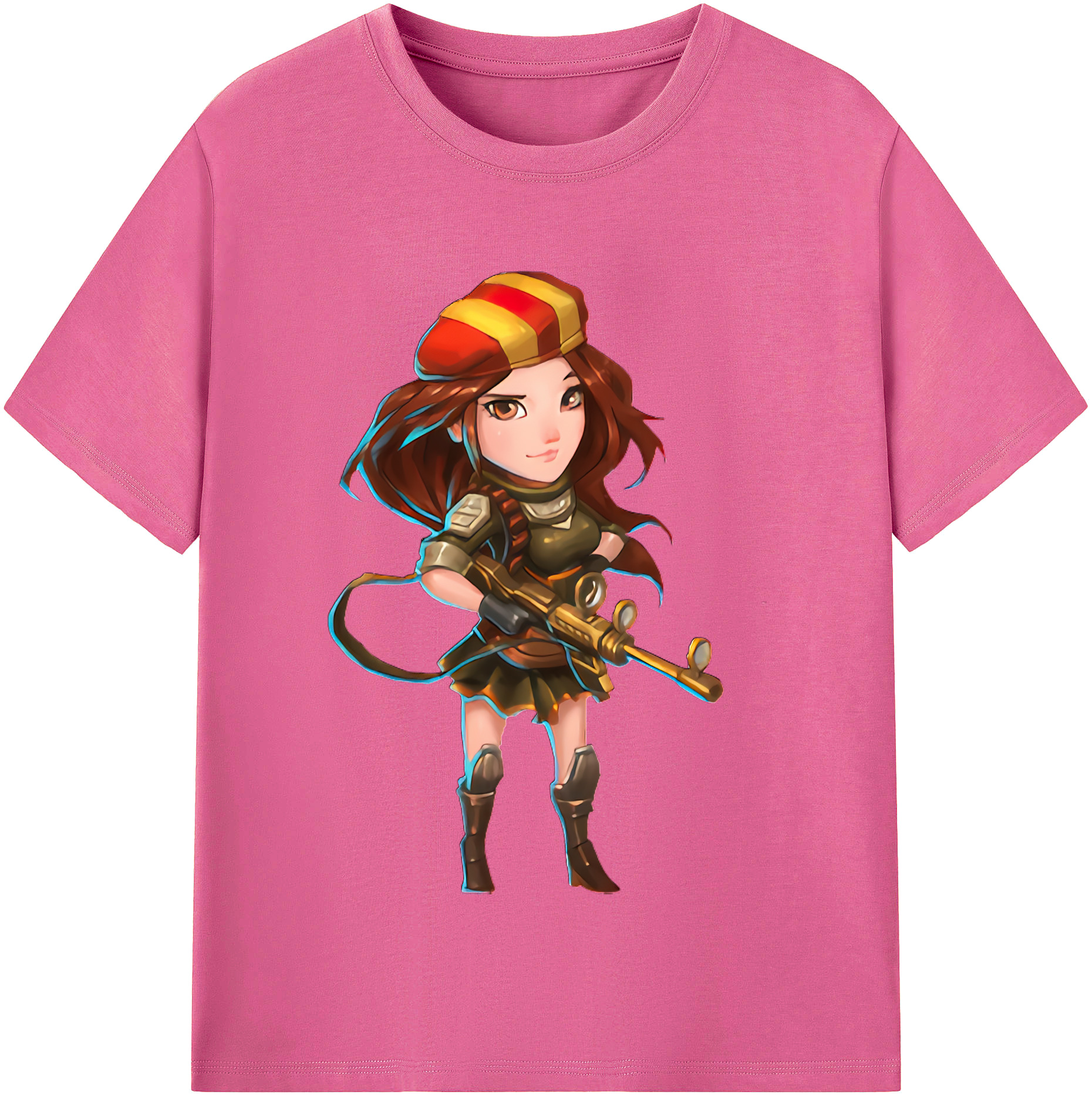 （画像用） リーグ・オブ・レジェンド League of Legends LOL レディースカジュアルプリントTシャツ（綿100％）