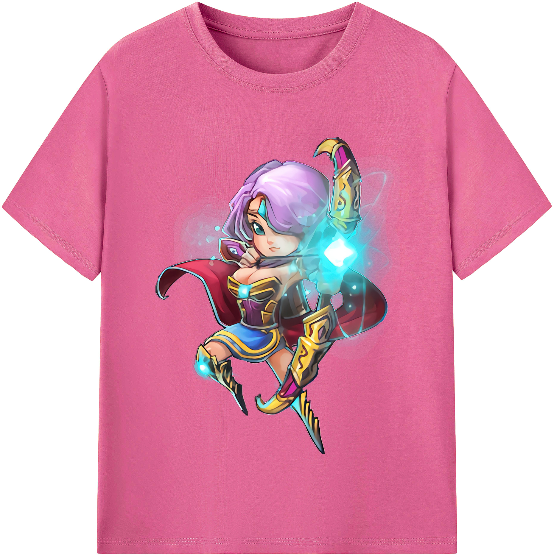 （画像用） リーグ・オブ・レジェンド League of Legends LOL レディースカジュアルプリントTシャツ（綿100％）