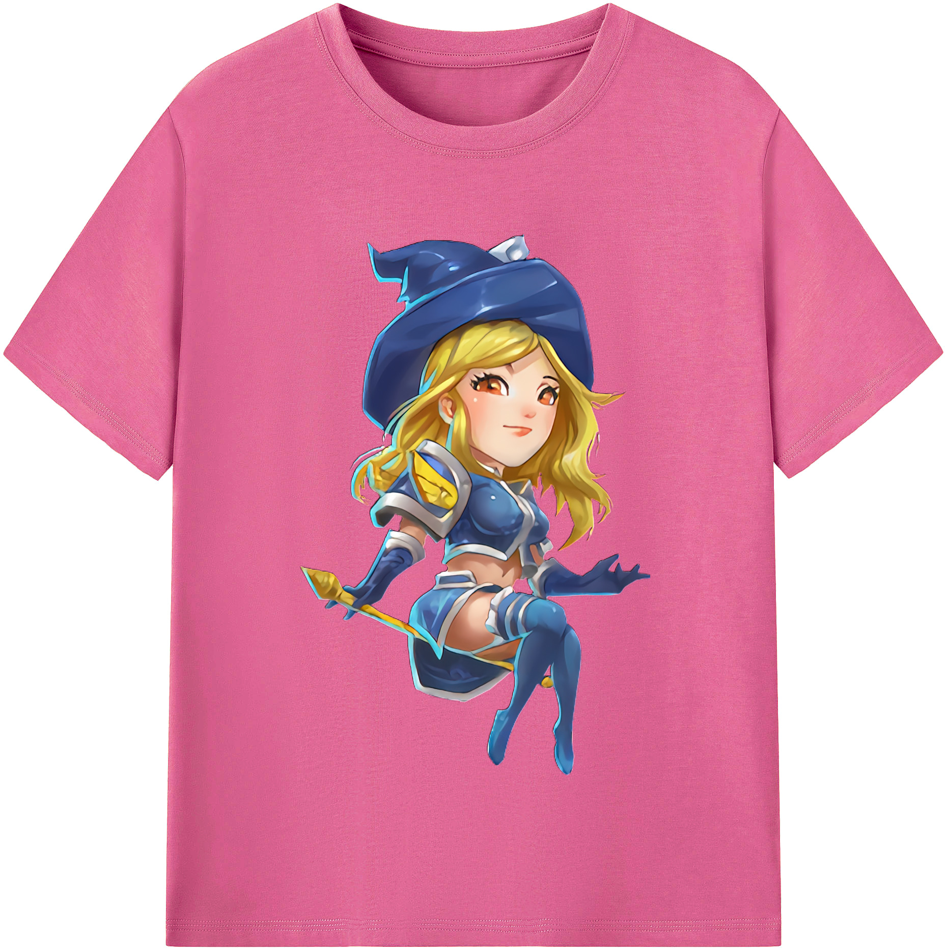 （画像用） リーグ・オブ・レジェンド League of Legends LOL レディースカジュアルプリントTシャツ（綿100％）