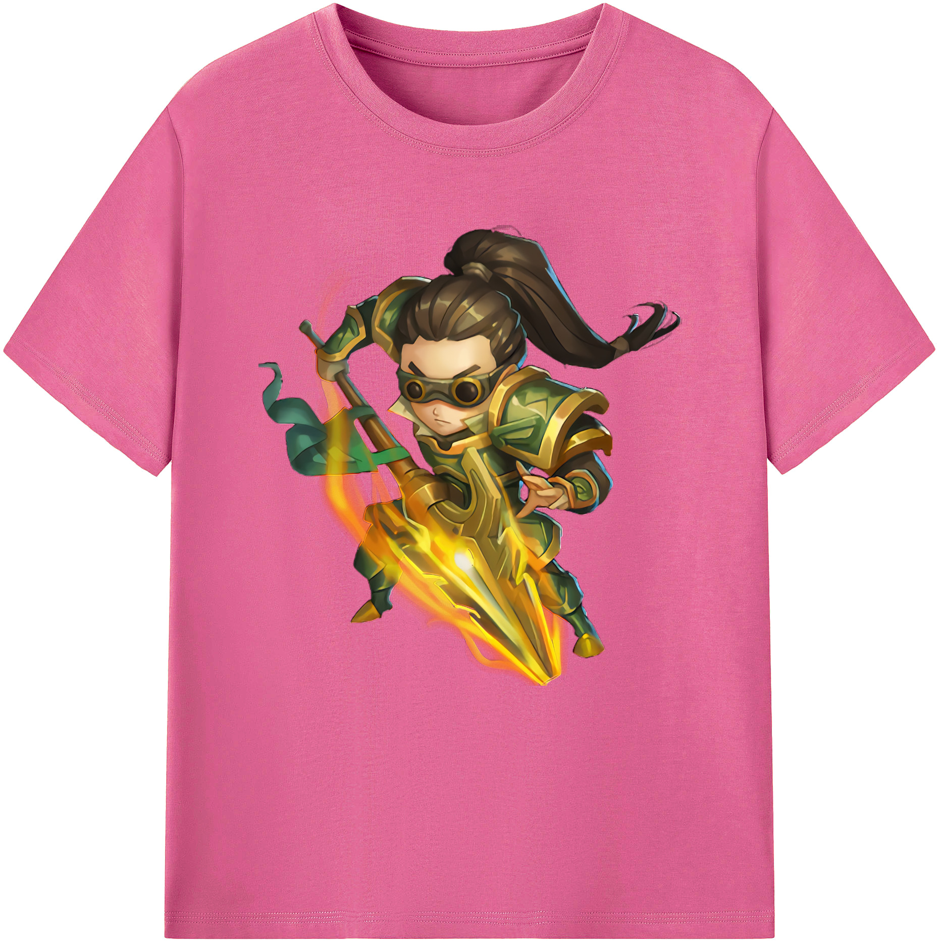 （画像用） リーグ・オブ・レジェンド League of Legends LOL レディースカジュアルプリントTシャツ（綿100％）