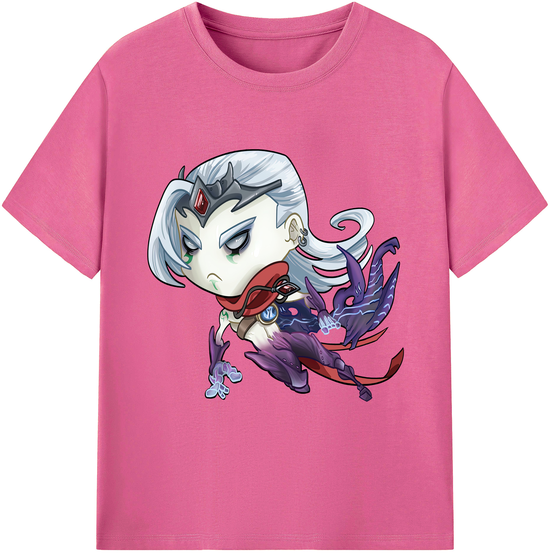 リーグ・オブ・レジェンド League of Legends LOL レディースカジュアルプリントTシャツ（綿100％）