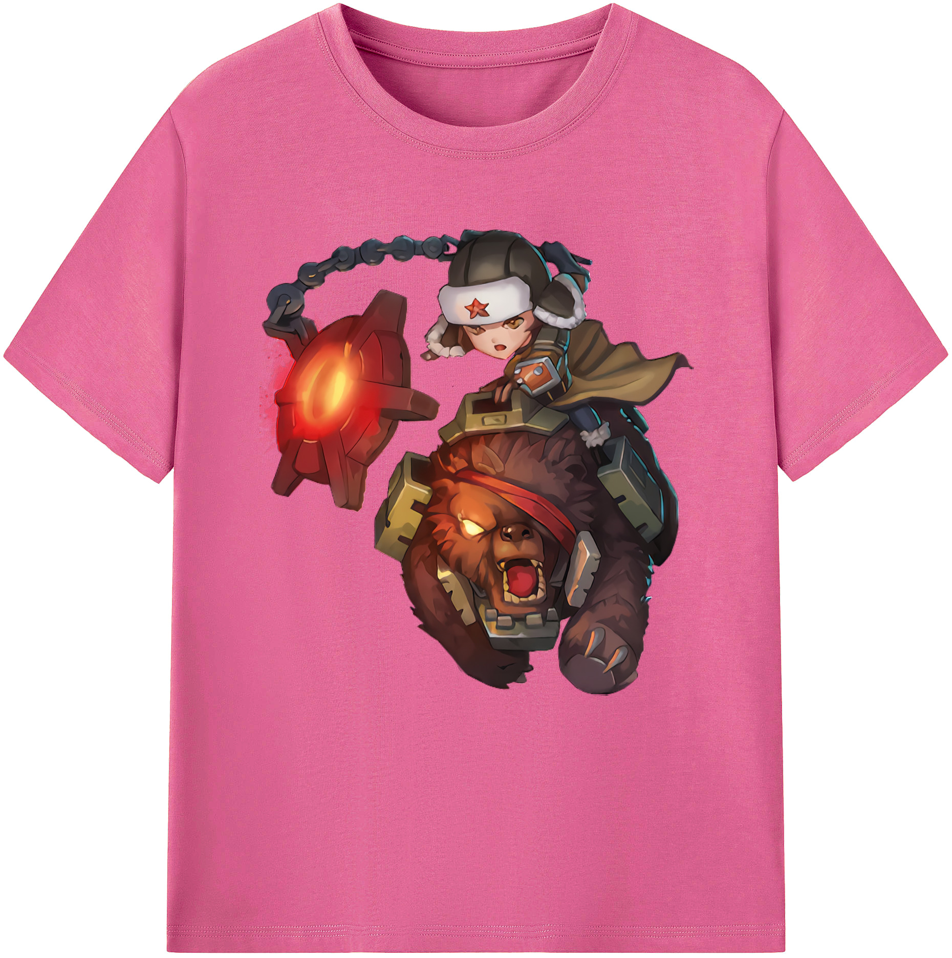 （画像用） リーグ・オブ・レジェンド League of Legends LOL レディースカジュアルプリントTシャツ（綿100％）