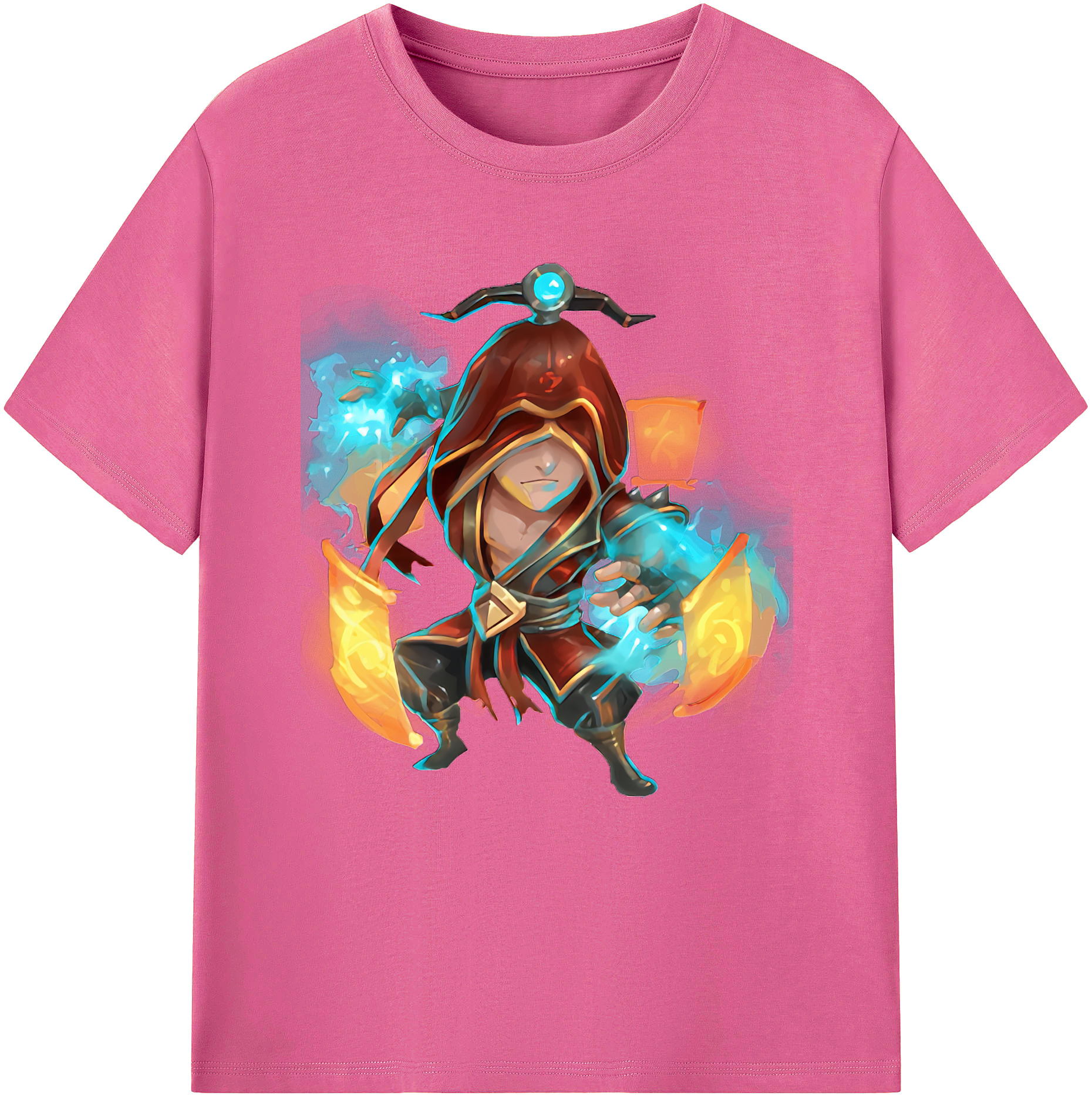 （画像用） リーグ・オブ・レジェンド League of Legends LOL レディースカジュアルプリントTシャツ（綿100％）