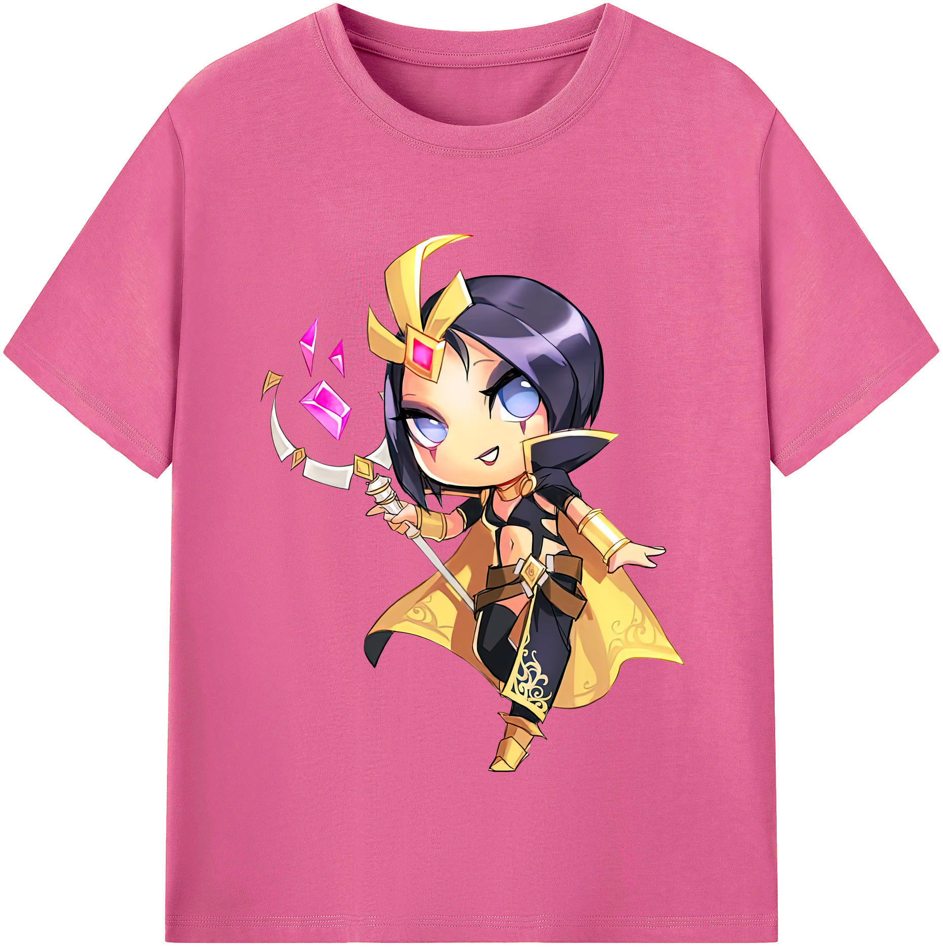 （画像用） リーグ・オブ・レジェンド League of Legends LOL レディースカジュアルプリントTシャツ（綿100％）