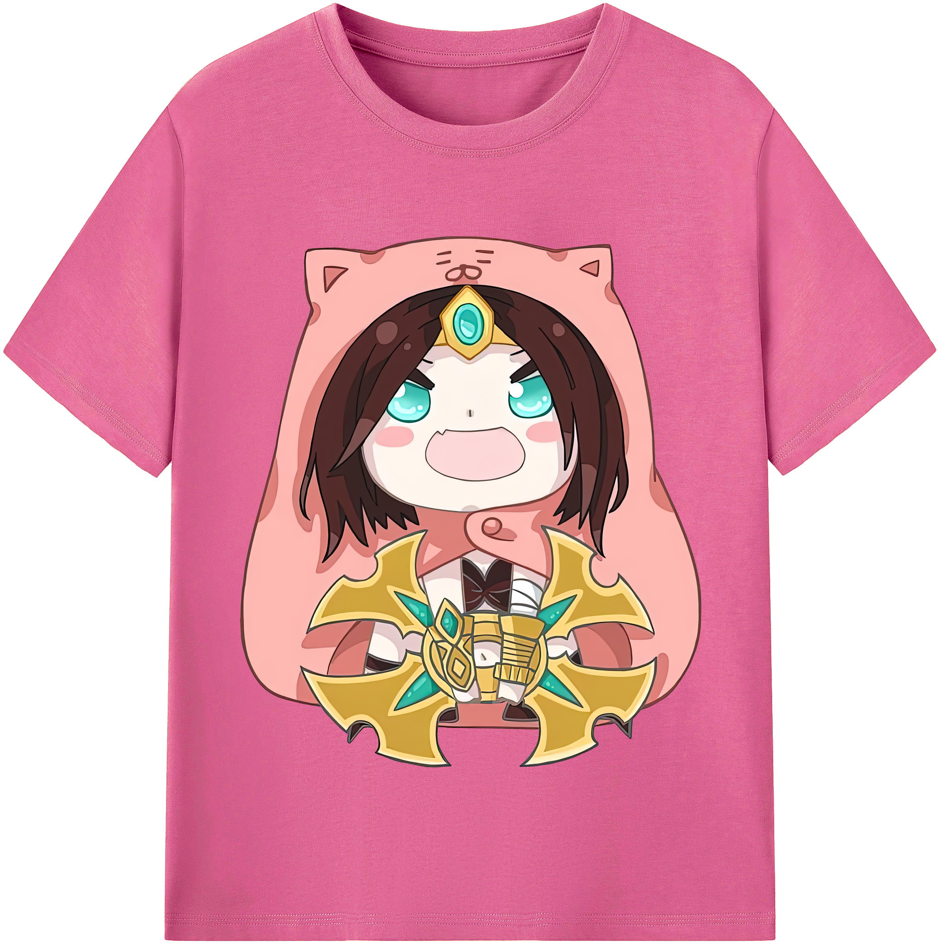 （画像用） リーグ・オブ・レジェンド League of Legends LOL レディースカジュアルプリントTシャツ（綿100％）