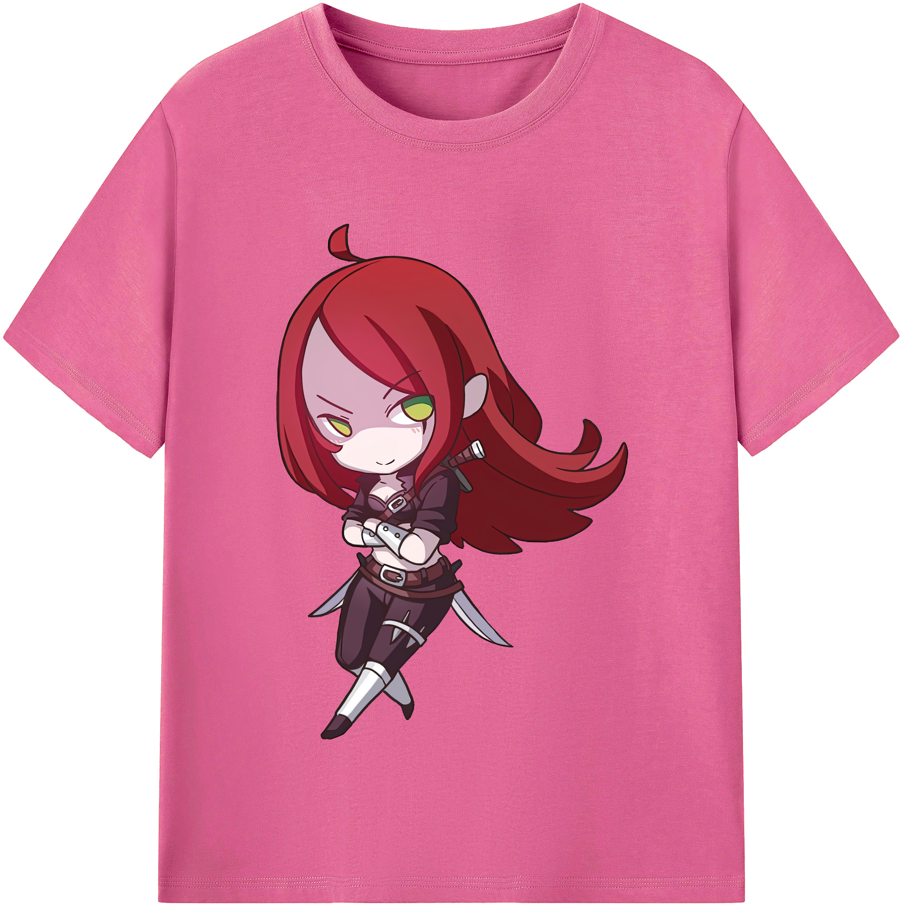 リーグ・オブ・レジェンド League of Legends LOL レディースカジュアルプリントTシャツ（綿100％）