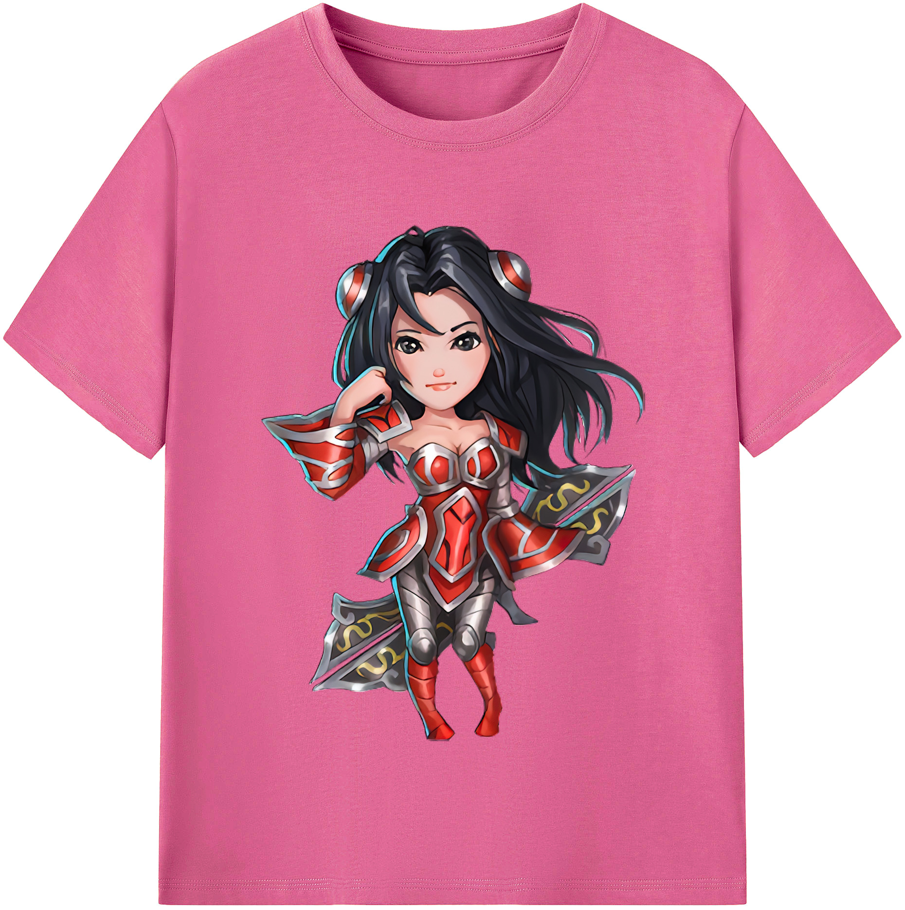（画像用） リーグ・オブ・レジェンド League of Legends LOL レディースカジュアルプリントTシャツ（綿100％）