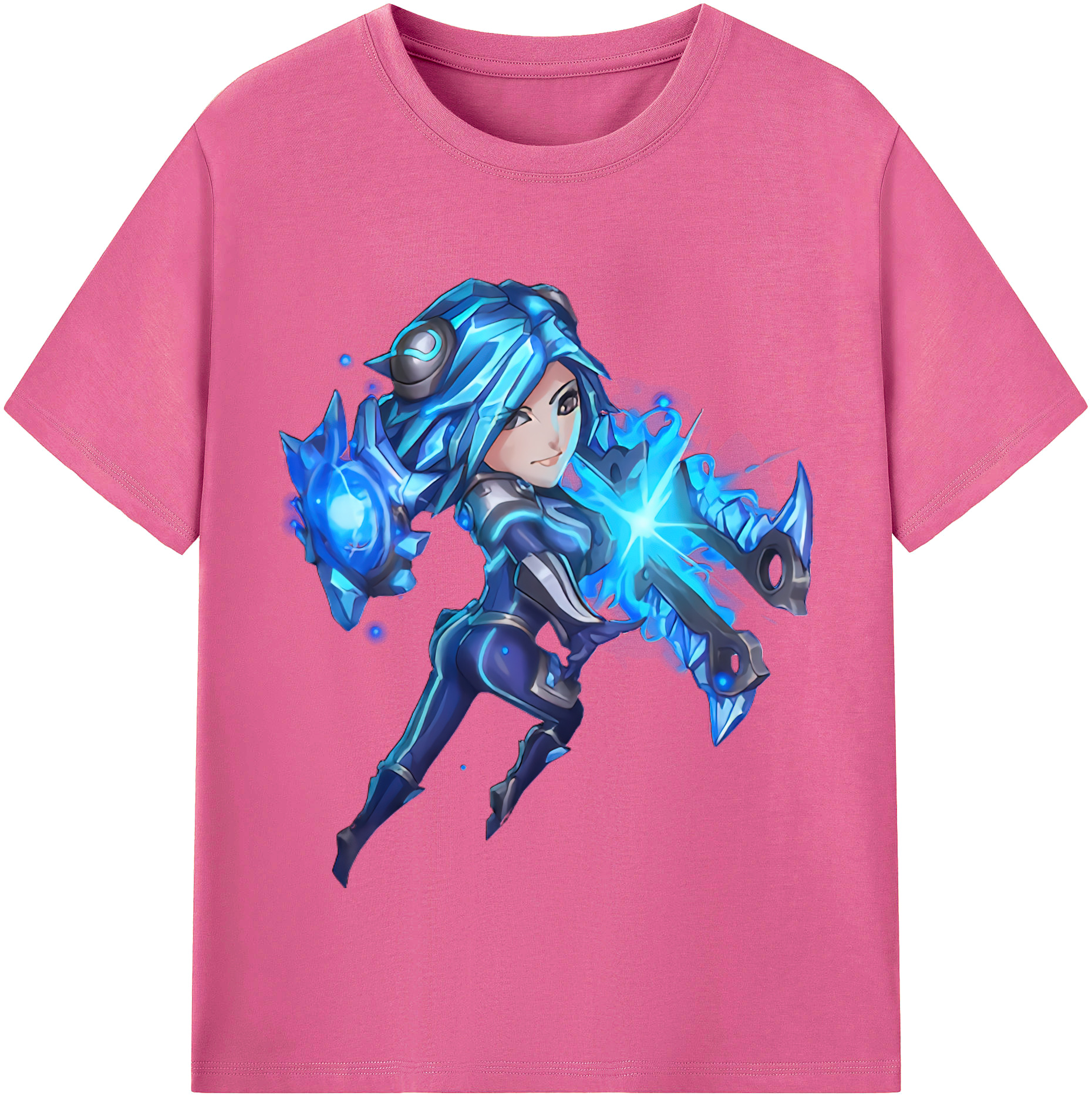 （画像用） リーグ・オブ・レジェンド League of Legends LOL レディースカジュアルプリントTシャツ（綿100％）