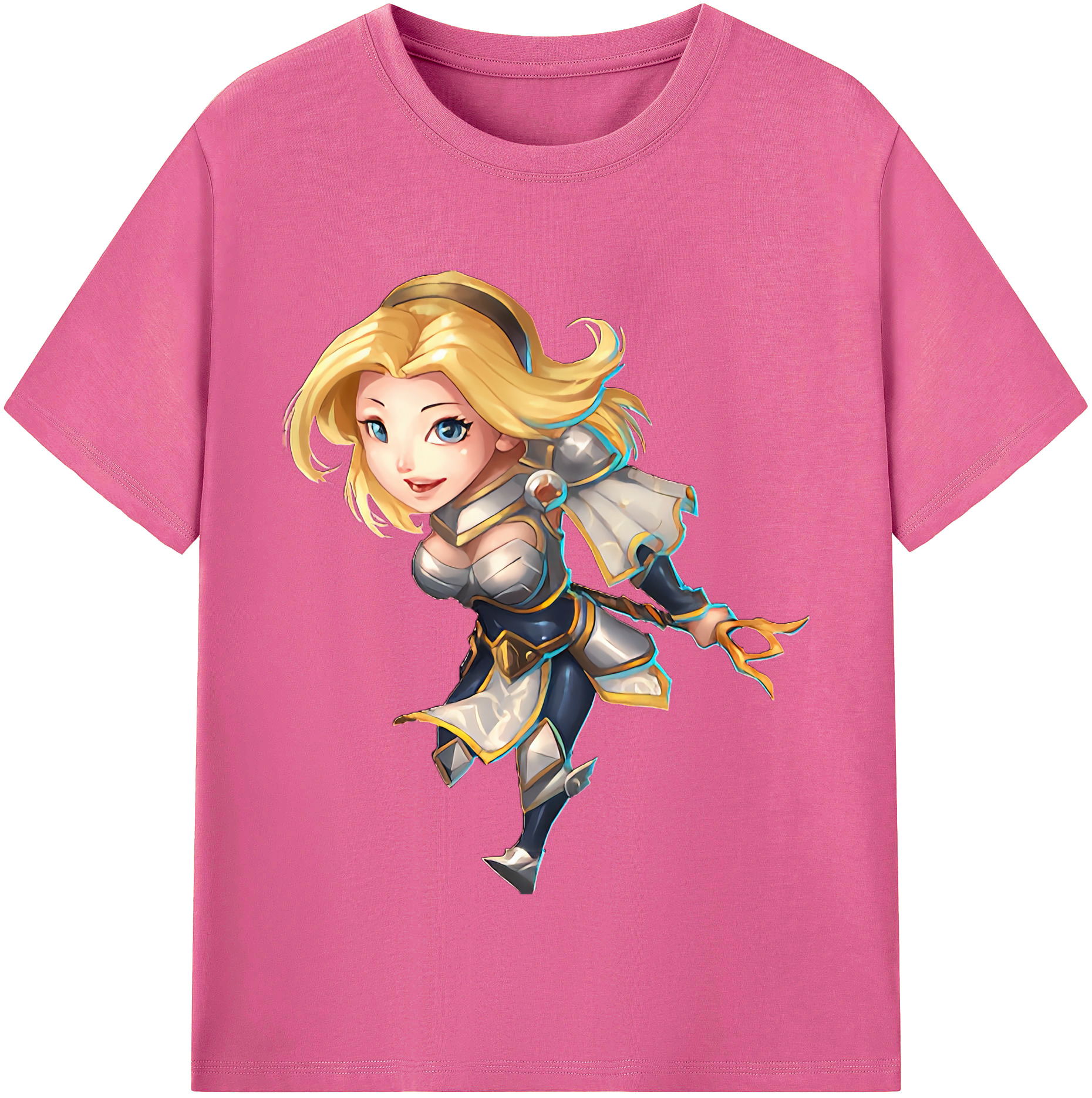 （画像用） リーグ・オブ・レジェンド League of Legends LOL レディースカジュアルプリントTシャツ（綿100％）