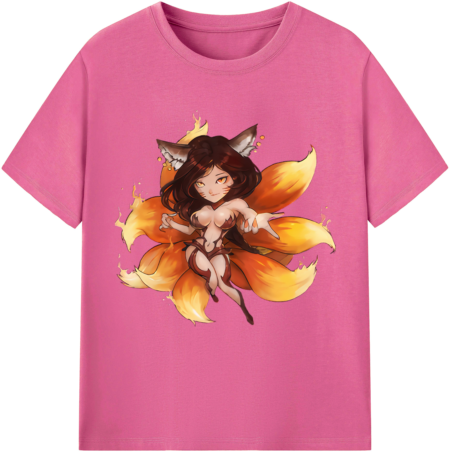 （画像用） リーグ・オブ・レジェンド League of Legends LOL レディースカジュアルプリントTシャツ（綿100％）