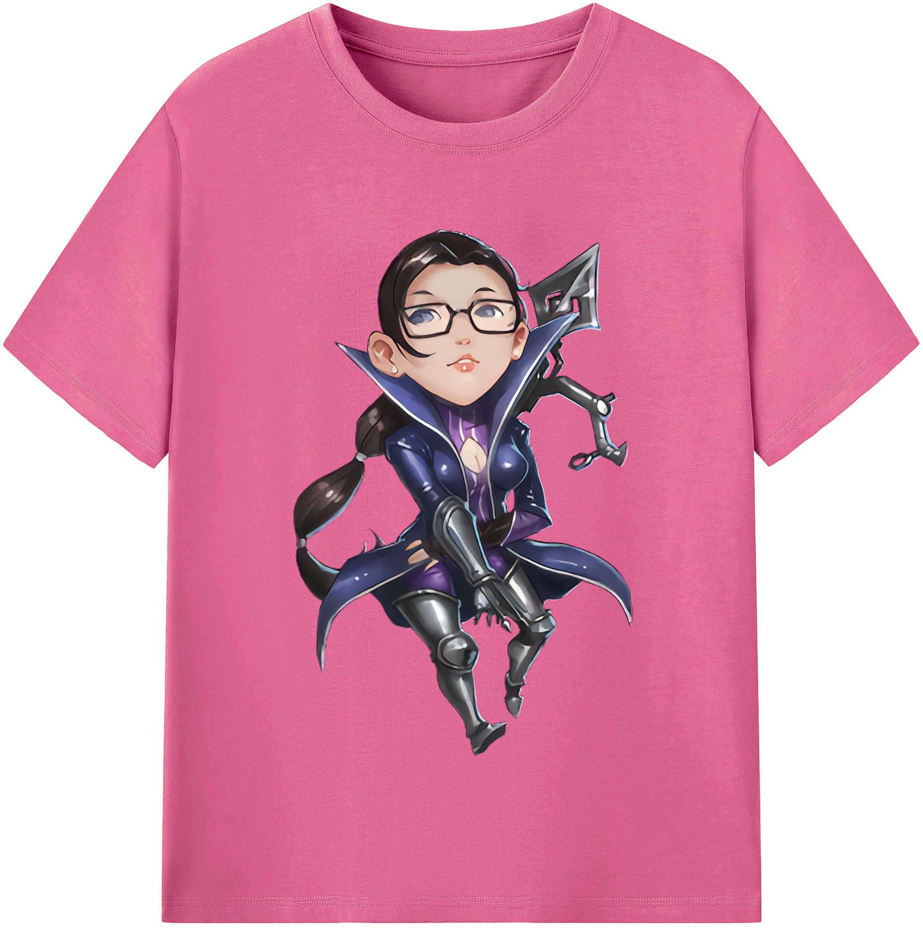 （画像用） リーグ・オブ・レジェンド League of Legends LOL レディースカジュアルプリントTシャツ（綿100％）