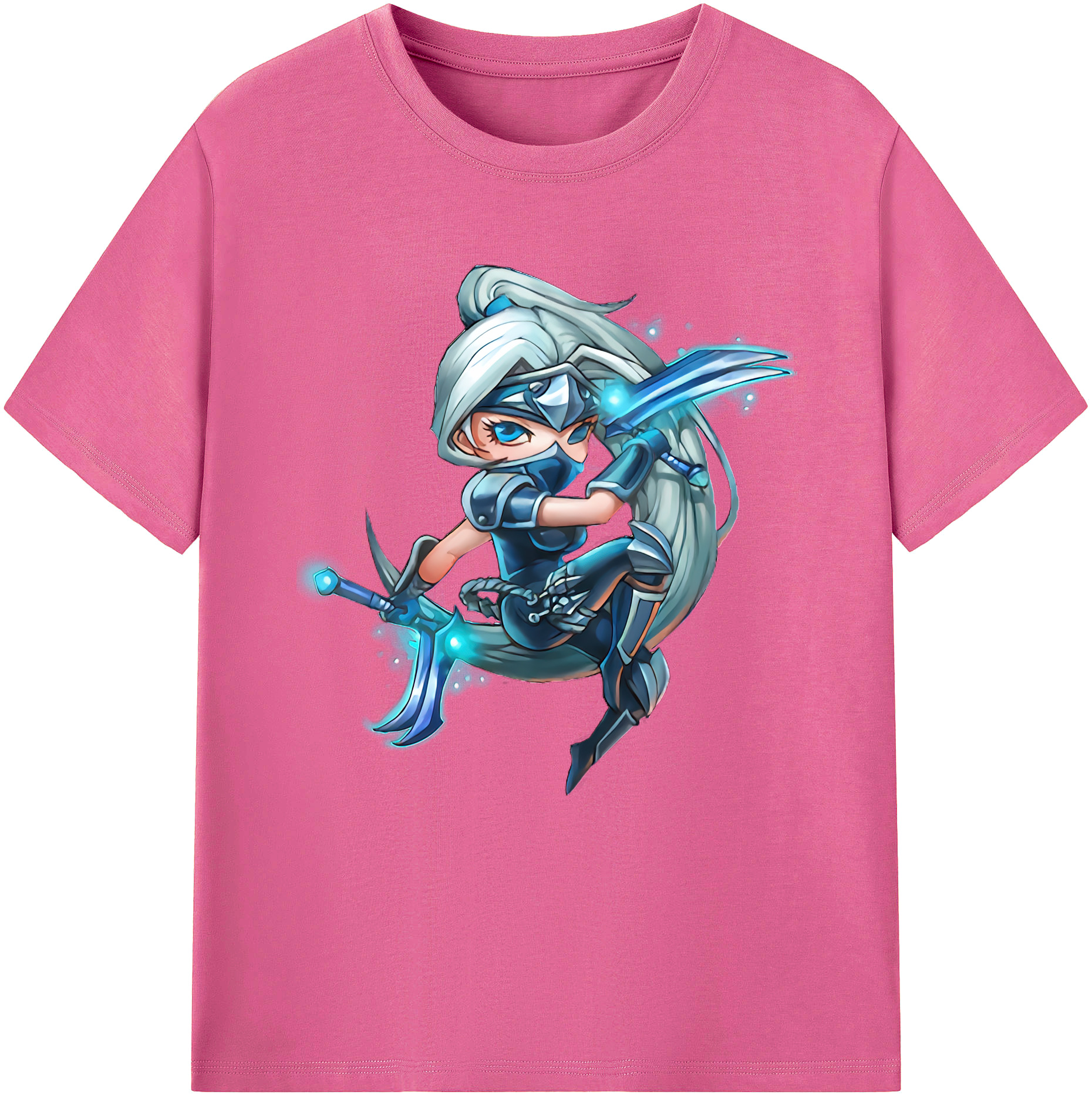 （画像用） リーグ・オブ・レジェンド League of Legends LOL レディースカジュアルプリントTシャツ（綿100％）