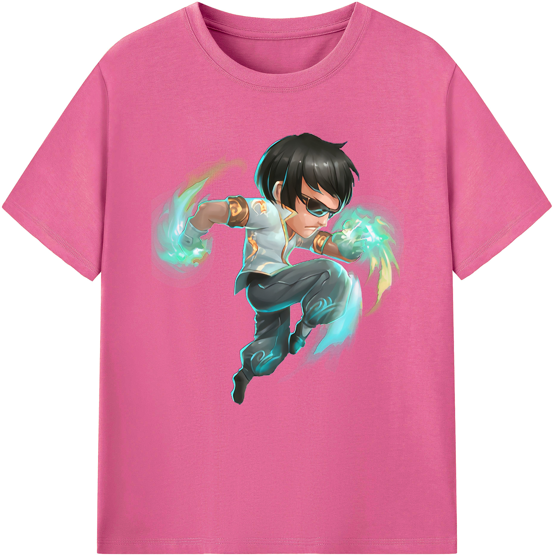 （画像用） リーグ・オブ・レジェンド League of Legends LOL レディースカジュアルプリントTシャツ（綿100％）