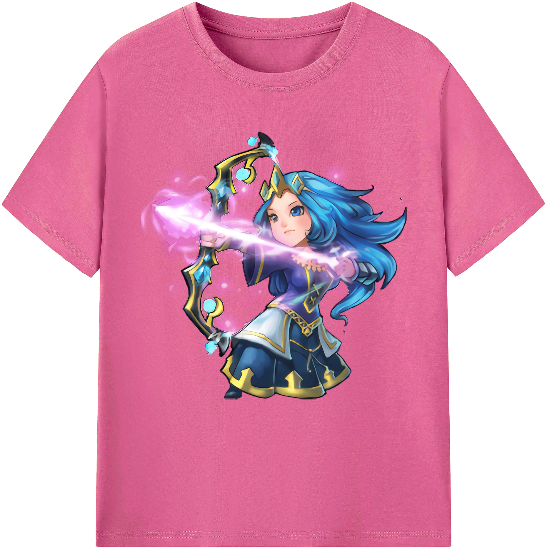 （画像用） リーグ・オブ・レジェンド League of Legends LOL レディースカジュアルプリントTシャツ（綿100％）