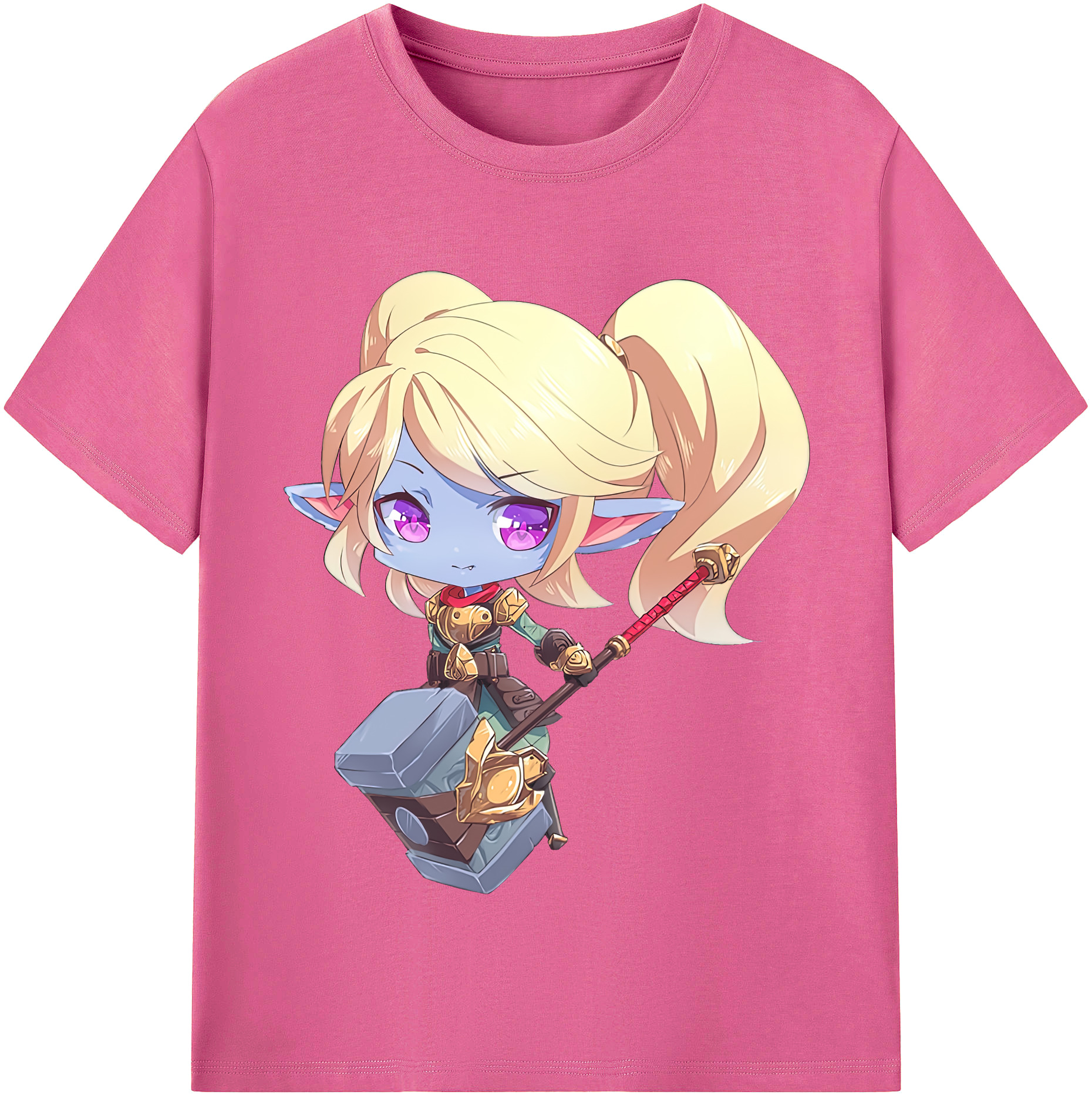 （画像用） リーグ・オブ・レジェンド League of Legends LOL レディースカジュアルプリントTシャツ（綿100％）