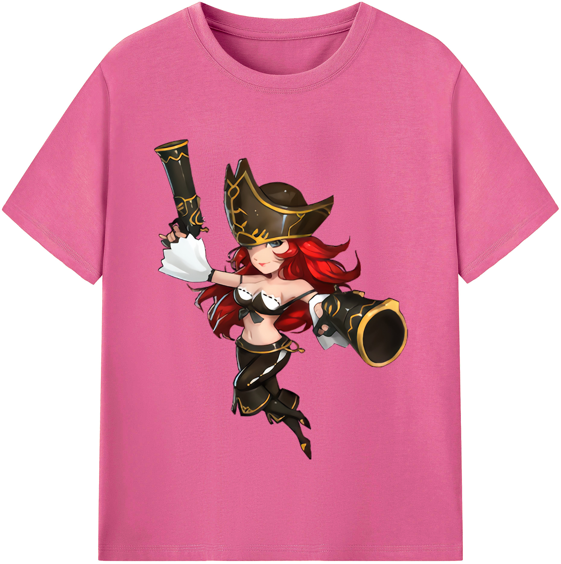 （画像用） リーグ・オブ・レジェンド League of Legends LOL レディースカジュアルプリントTシャツ（綿100％）