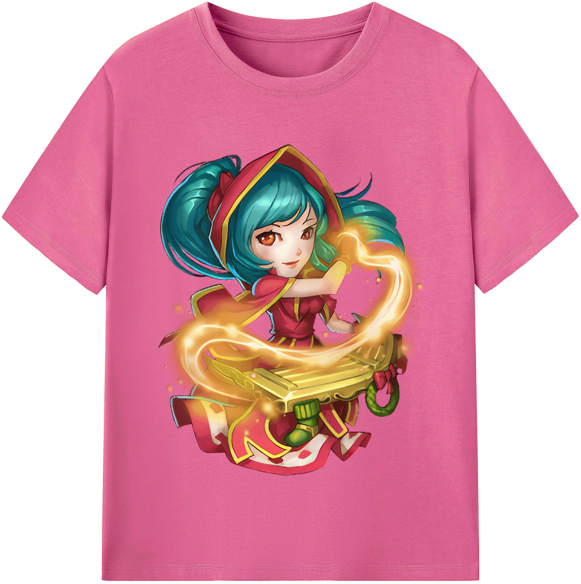 （画像用） リーグ・オブ・レジェンド League of Legends LOL レディースカジュアルプリントTシャツ（綿100％）