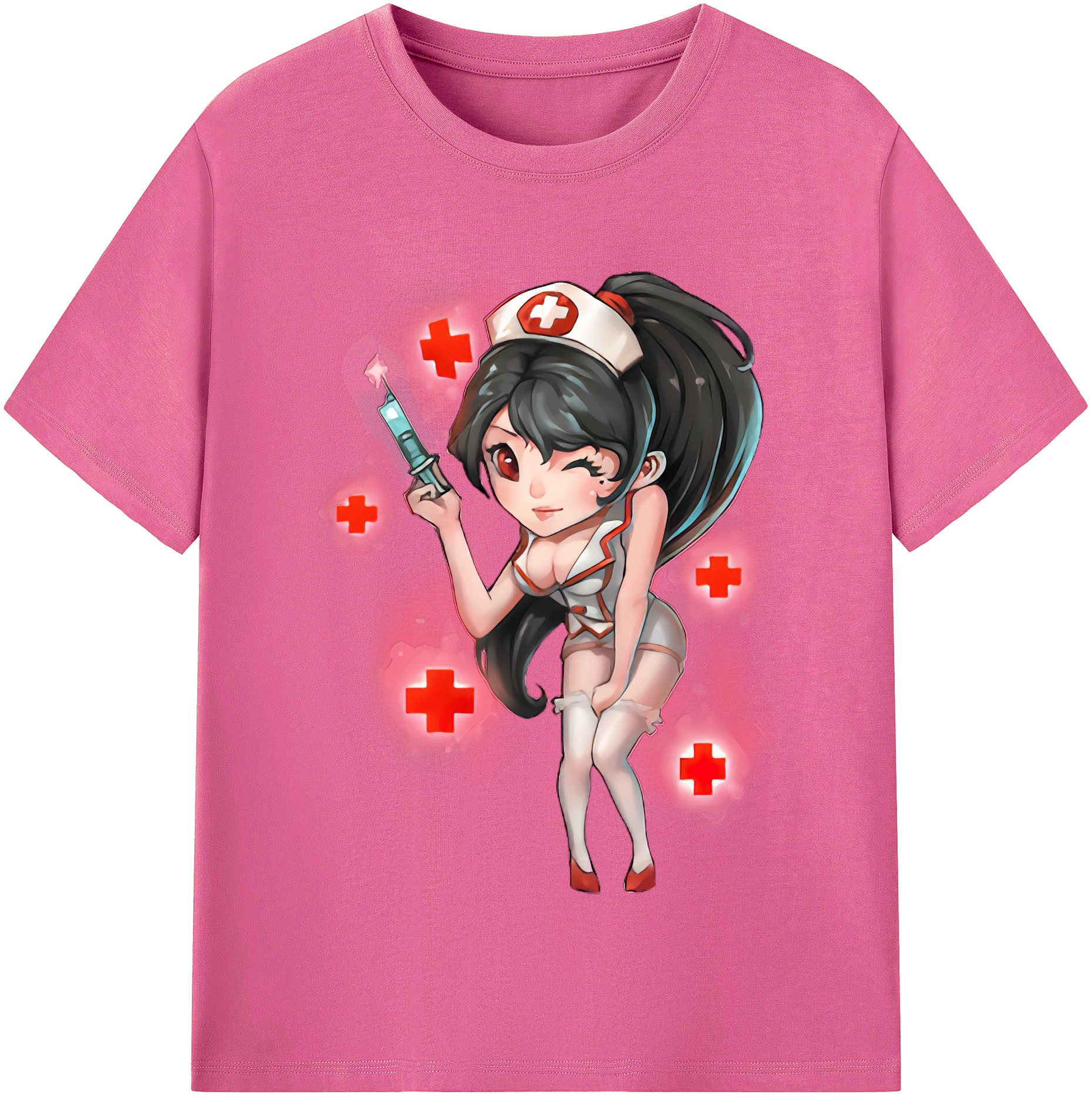 （画像用） リーグ・オブ・レジェンド League of Legends LOL レディースカジュアルプリントTシャツ（綿100％）